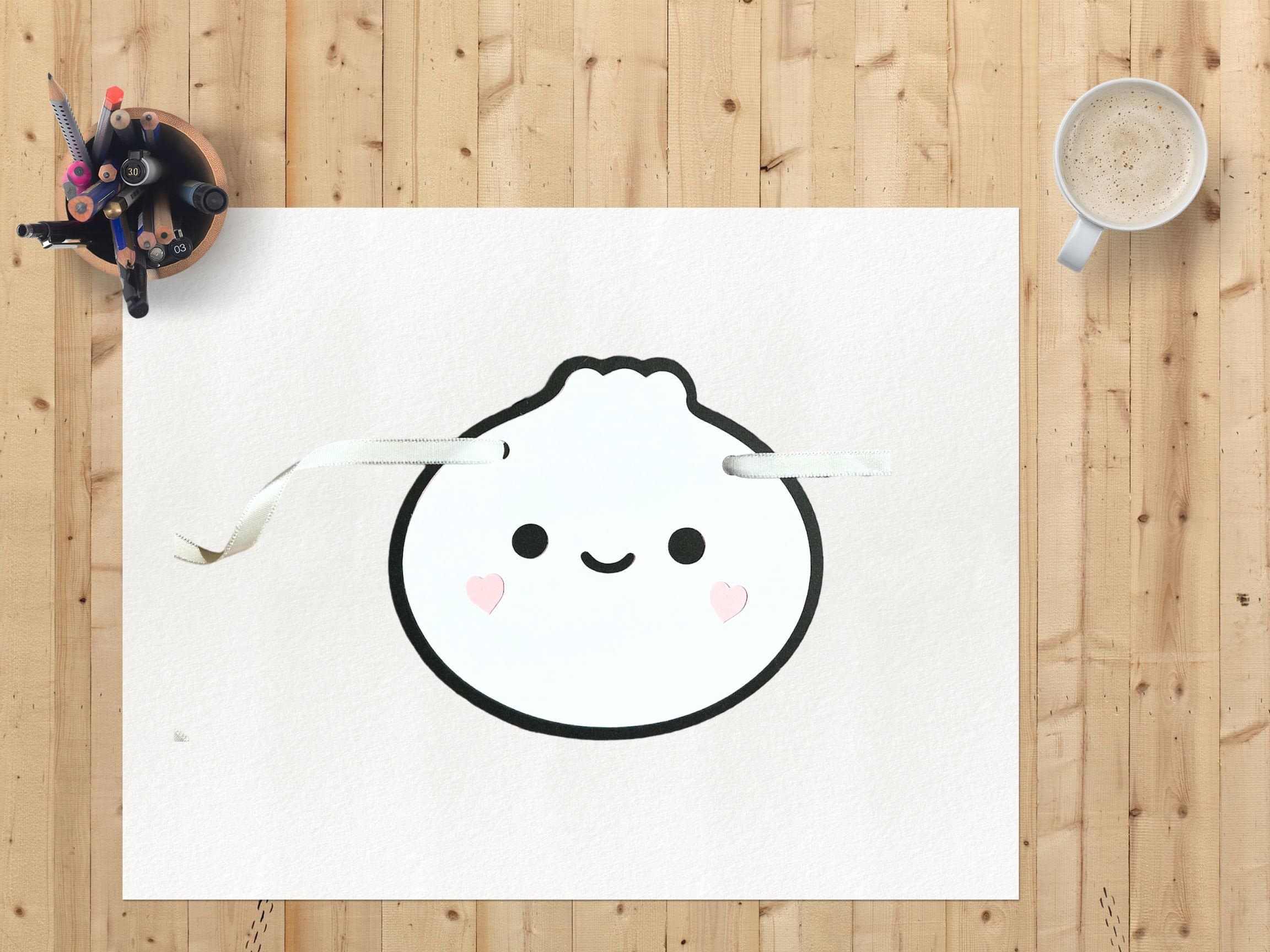 Dumpling Banner For Bao Baby Shower Decorations, Kawaii Bao Dimsum, Little Dumpling Decorations, Cute Dumplings Gift Kawaii Dimsum Gyoza - image 5