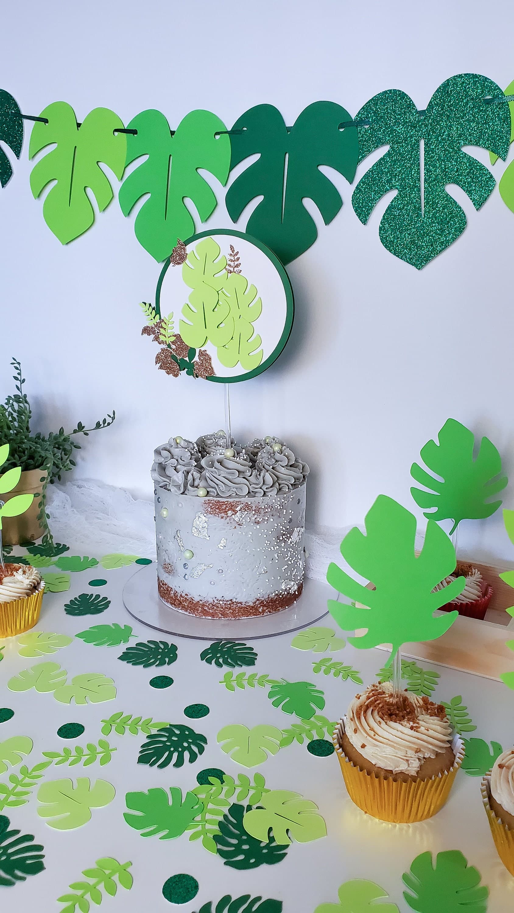Safari Party Decor Package for Baby Shower, Complete Party Decoration Set for a Wild One Theme, Jungle Themed Decorations - image 5