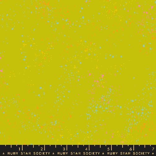 Modern Blender Cotton Fabric by the Yard - Speckled Pistachio - Rashida Coleman-Hale for Ruby Star Society RS5027-113 - image 3