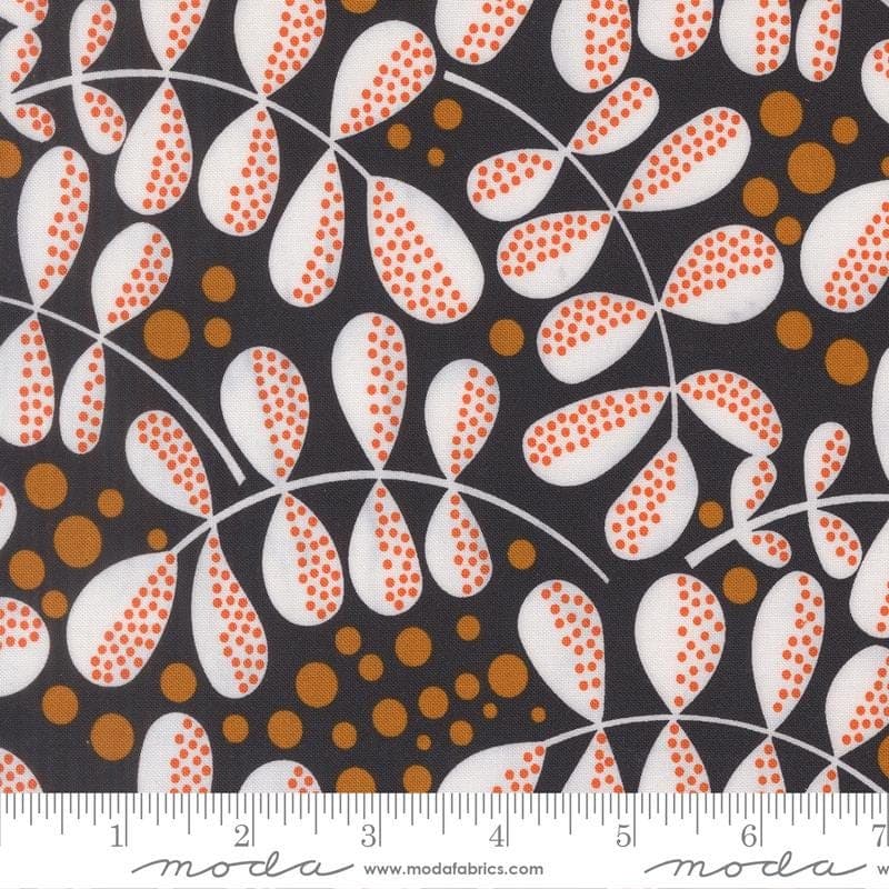 Modern Cotton Fabric by the Yard - Balisong Fern Fiesta Midnight - Zen Chic for Moda 11663-12 - image 3
