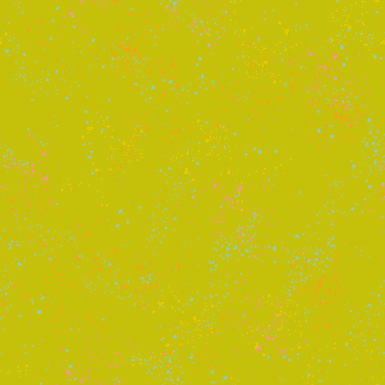 Modern Blender Cotton Fabric by the Yard - Speckled Pistachio - Rashida Coleman-Hale for Ruby Star Society RS5027-113