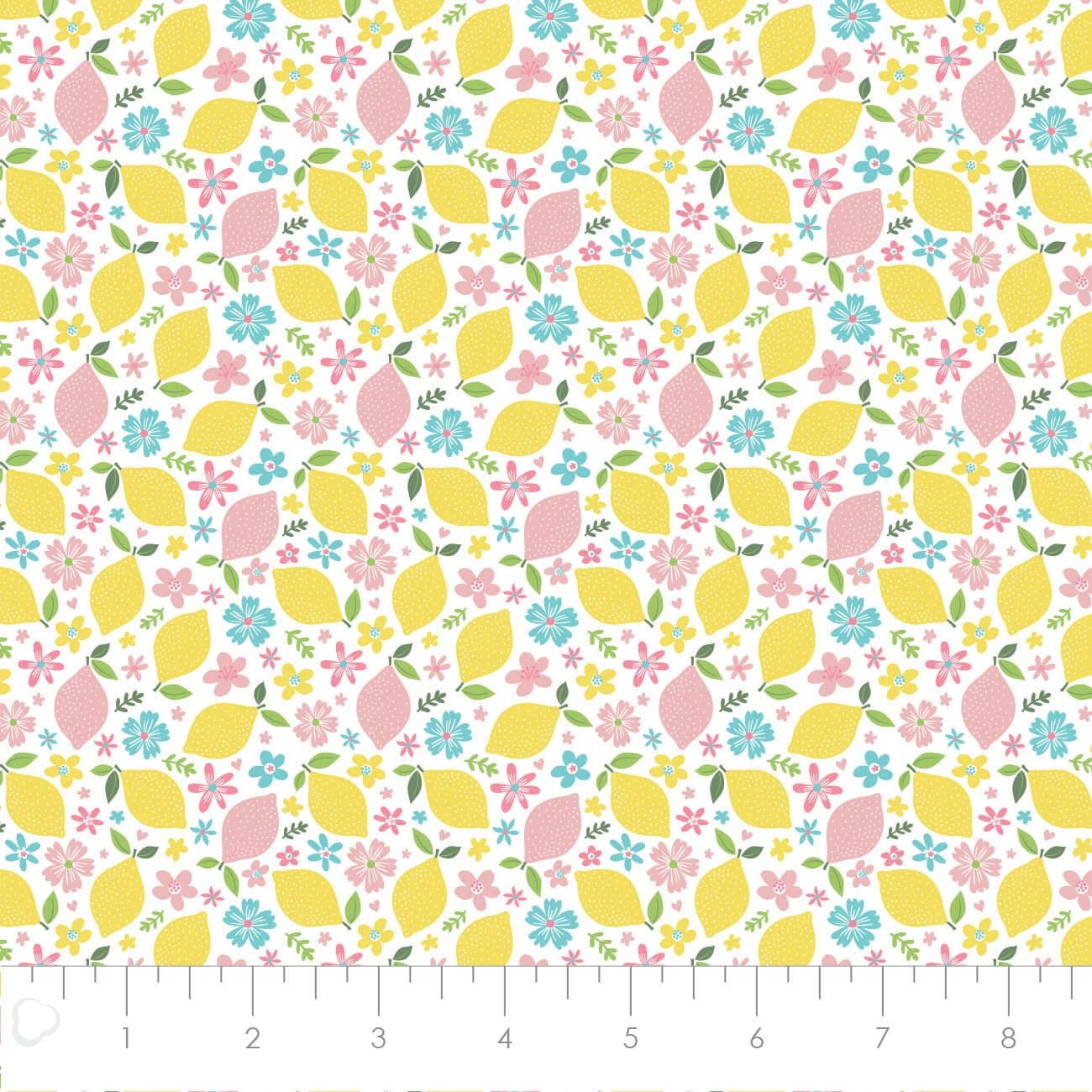 Lemon Cotton Fabric by the Yard - Pucker Up Life Gives You Lemons White - Puck Selders for Camelot 89220103-1 - image 3