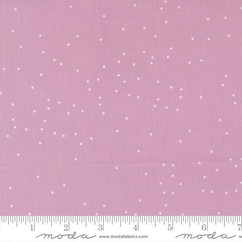 Modern Blender Cotton Fabric by the Yard - Pips Pixel Dot Foxglove - Aneela Hoey for Moda 24593-13 - image 3