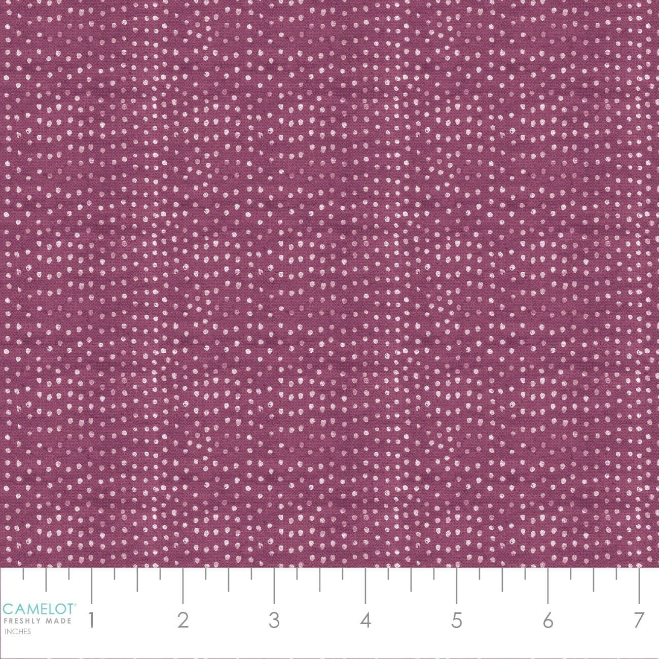 Blender Cotton Fabric by the Yard - Topography Spotted Plum - Camelot 66220605-1 - image 3