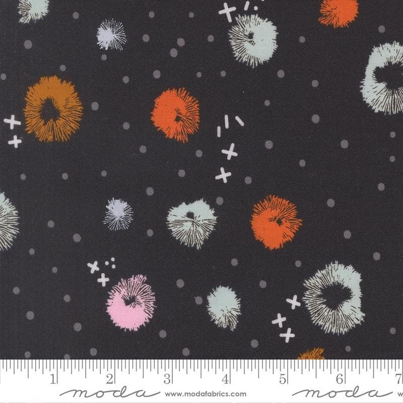Modern Cotton Fabric by the Yard - Balisong Blossom Midnight - Zen Chic for Moda 11662-12 - image 3
