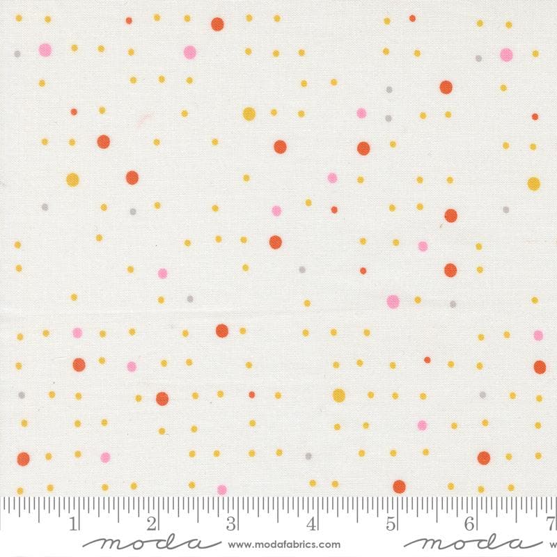 Modern Cotton Fabric by the Yard - Balisong Dapple Dot Coconut - Zen Chic for Moda 11665-11 - image 3