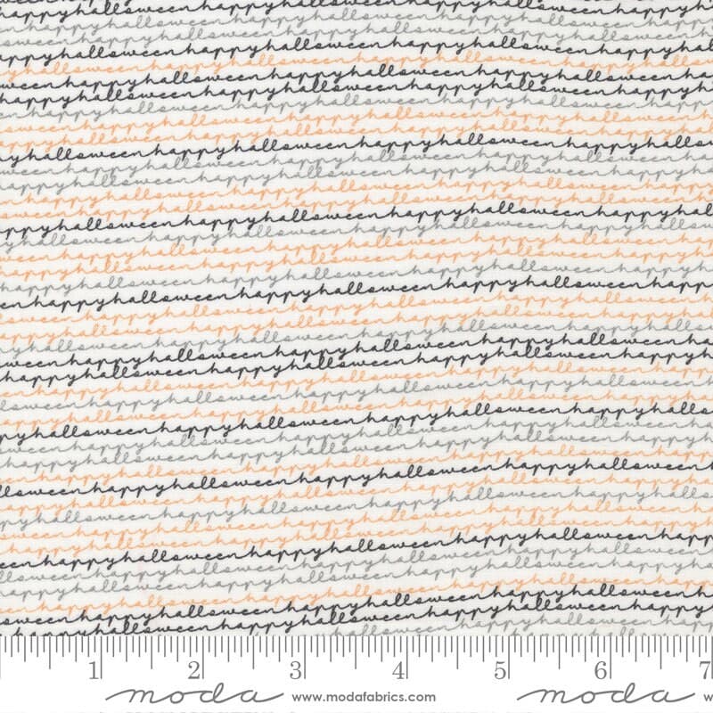 Halloween Cotton Fabric by the Yard - Late October Happy Halloween Vanilla Multi - Sweetwater for Moda 55593-11 - image 3
