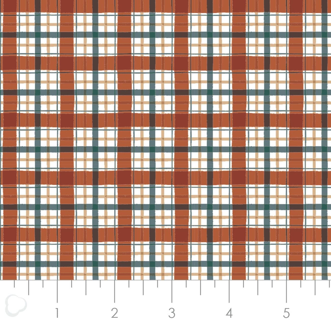 Plaid Cotton Fabric by the Yard - Holiday Spice Plaid Multi - Camelot 66220306-1 - image 3