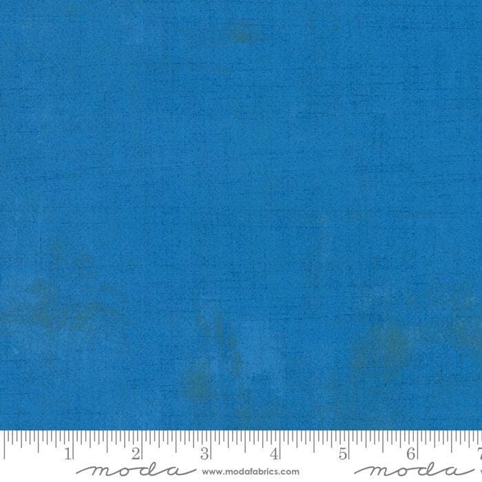 Grunge Blender Cotton Fabric by the Yard - Grunge Sapphire - BasicGrey for Moda 30150-221 - image 3