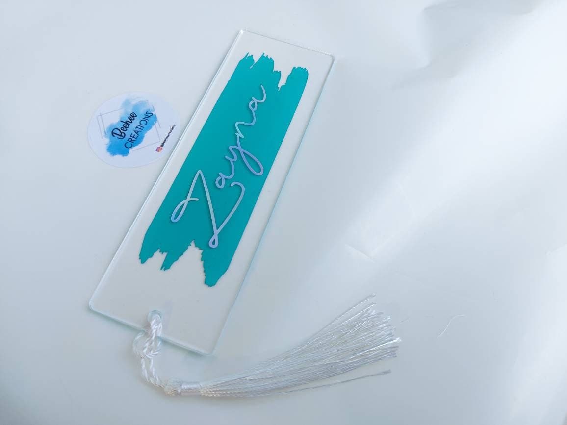 Personalised acrylic bookmarks,customized bookmarks,name bookmarks , - image 5