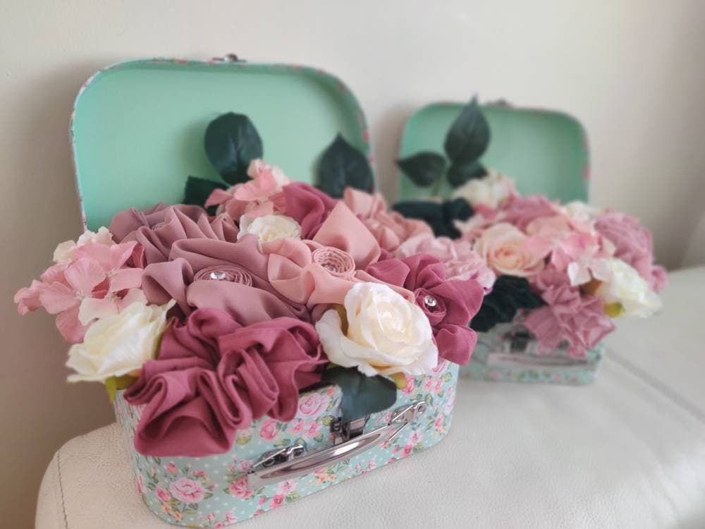 Personalised  Hijab gift box Scarf Hijab Bouquet Flower Gift Thank You Congratulations Wedding Engagement Umrah Birthday eidgift  hijabbox - image 4