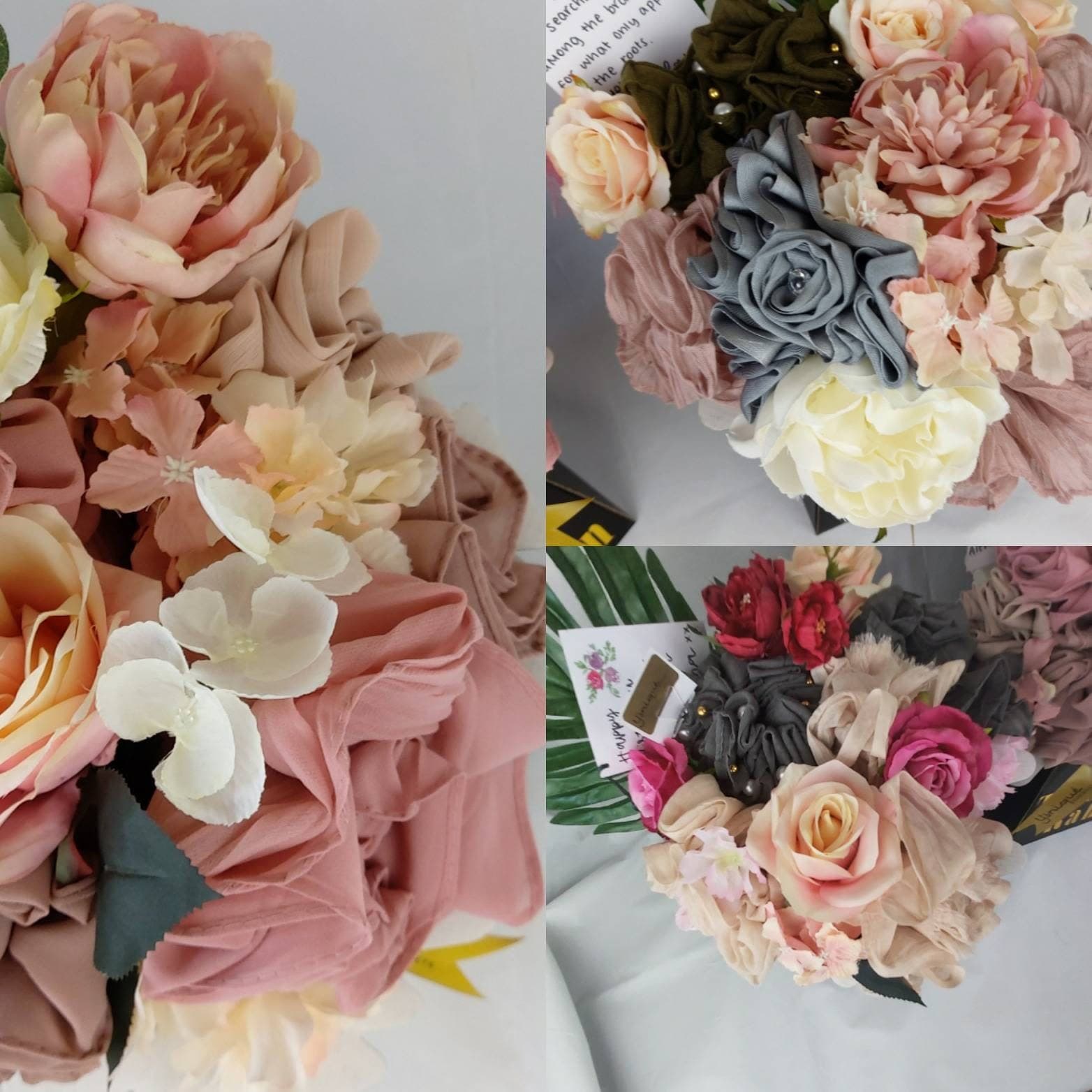 Scarf Hijab Bouquet Flower Gift Thank You Congratulations Wedding Engagement christmas Umrah Birthday Mother's Day hamper bespoke gifts - image 4