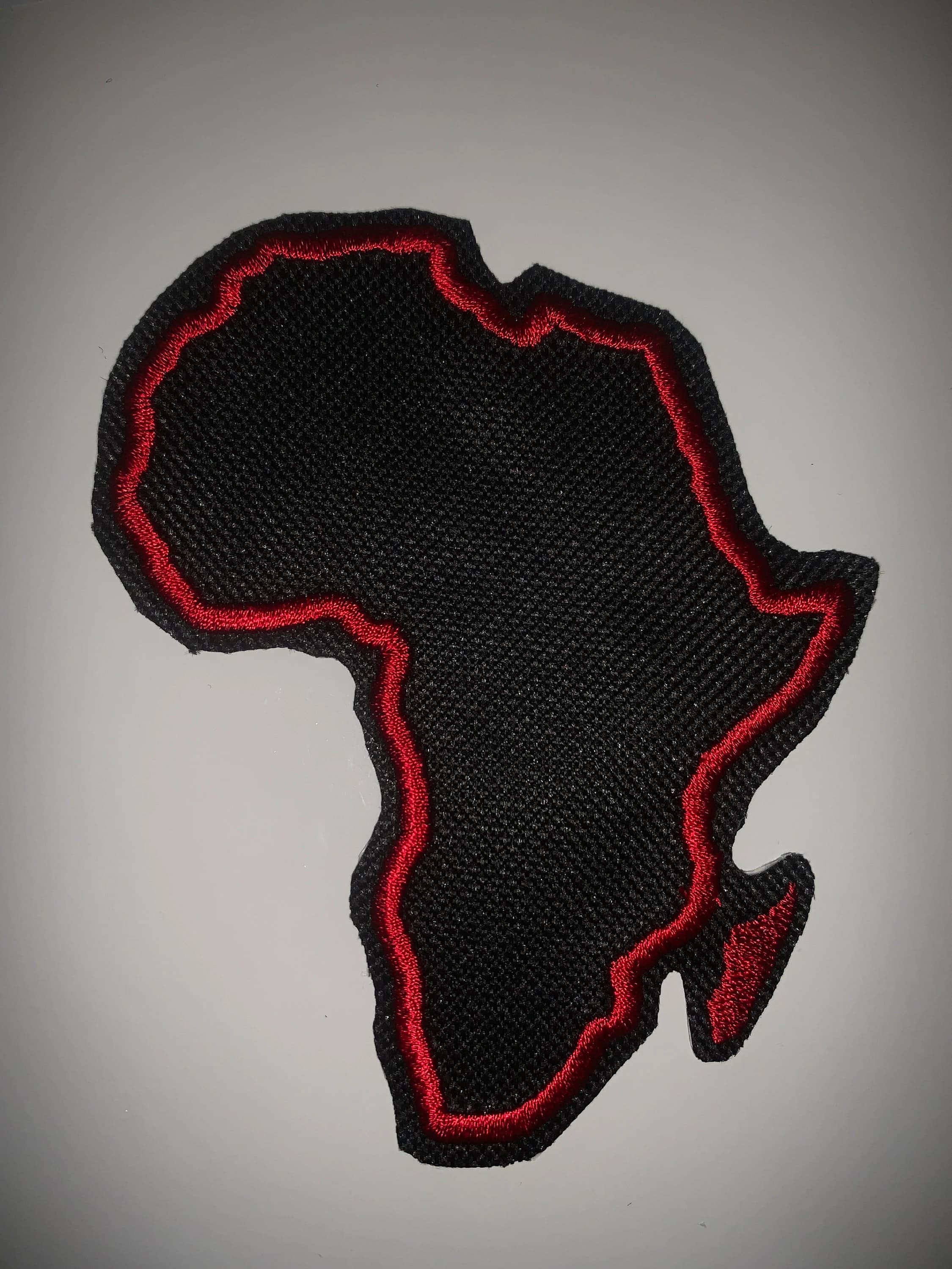 Africa Continent Outline Patch