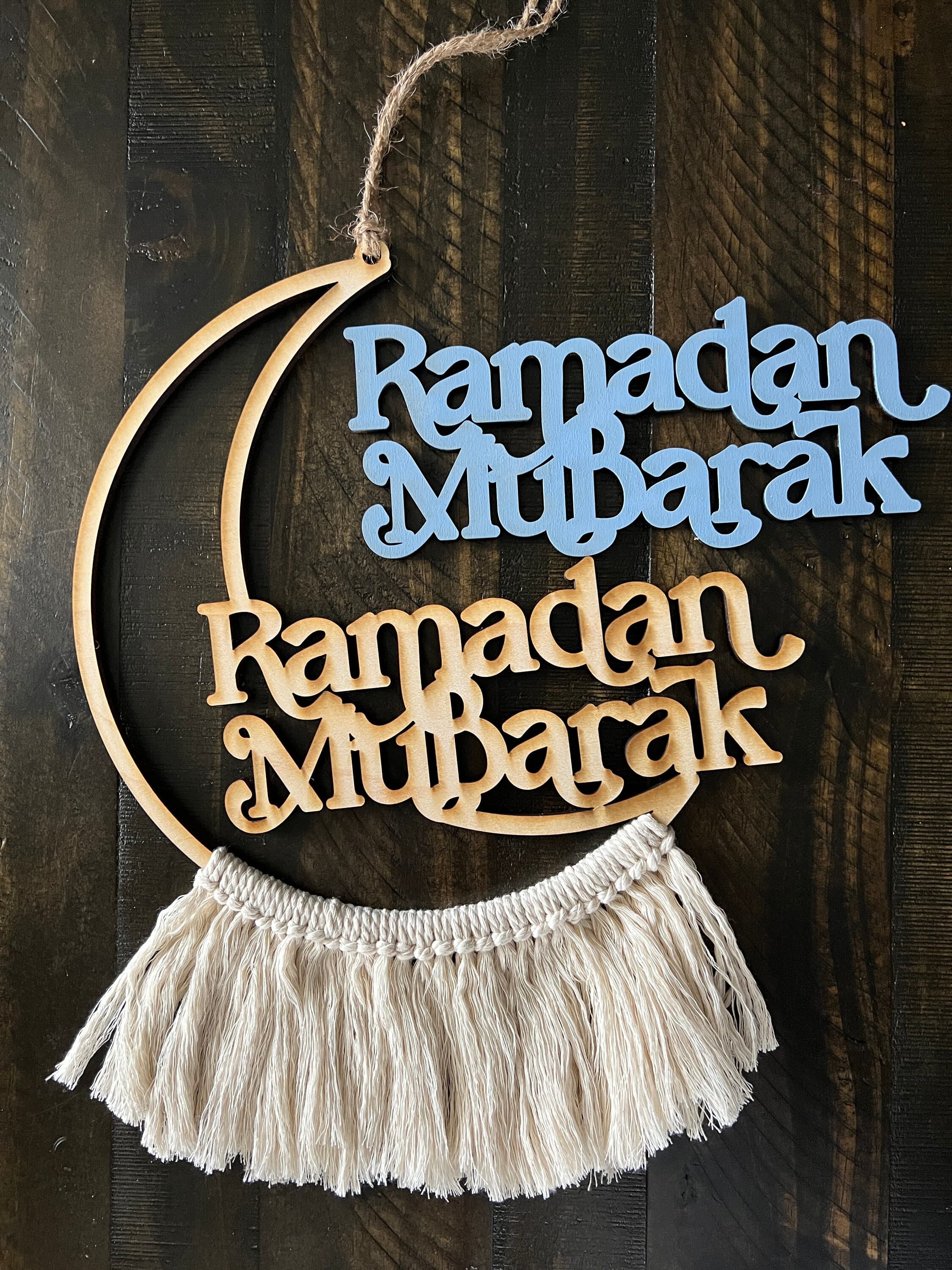 Rope Fringe Ramadan Mubarak Decoration Eid Mubarak Eid Decoration Muslim Gift DIY Craft - image 3