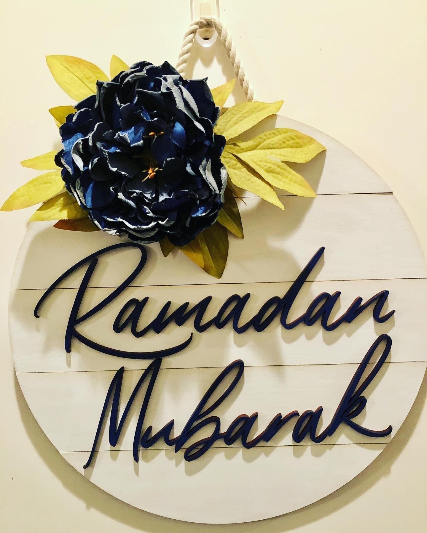 Wooden Faux Shiplap Ramadan Mubarak Sign, Islamic gift, Muslim gift, Ramadan Mubarak, Eid Mubarak - image 3