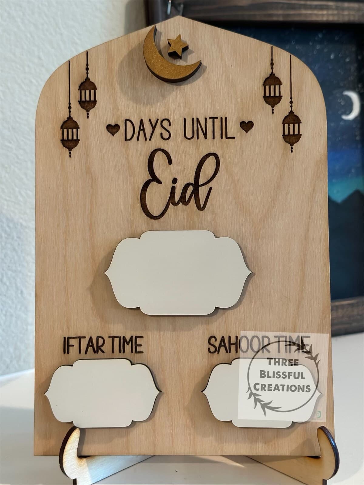 Ramadan Countdown, Eid Countdown, Ramadan Mubarak, Eid Mubarak, Islamic Decor, Muslim Home, Islamic Gift. - image 4