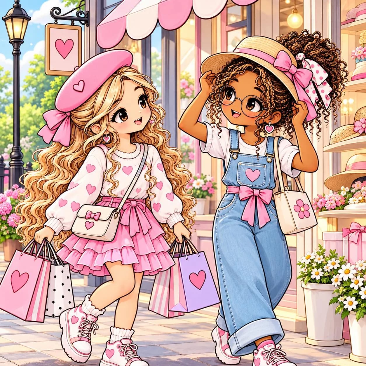 Cozy Little Moments Best Friends Colouring Book (Digital Download), Friendship Colouring - image 5
