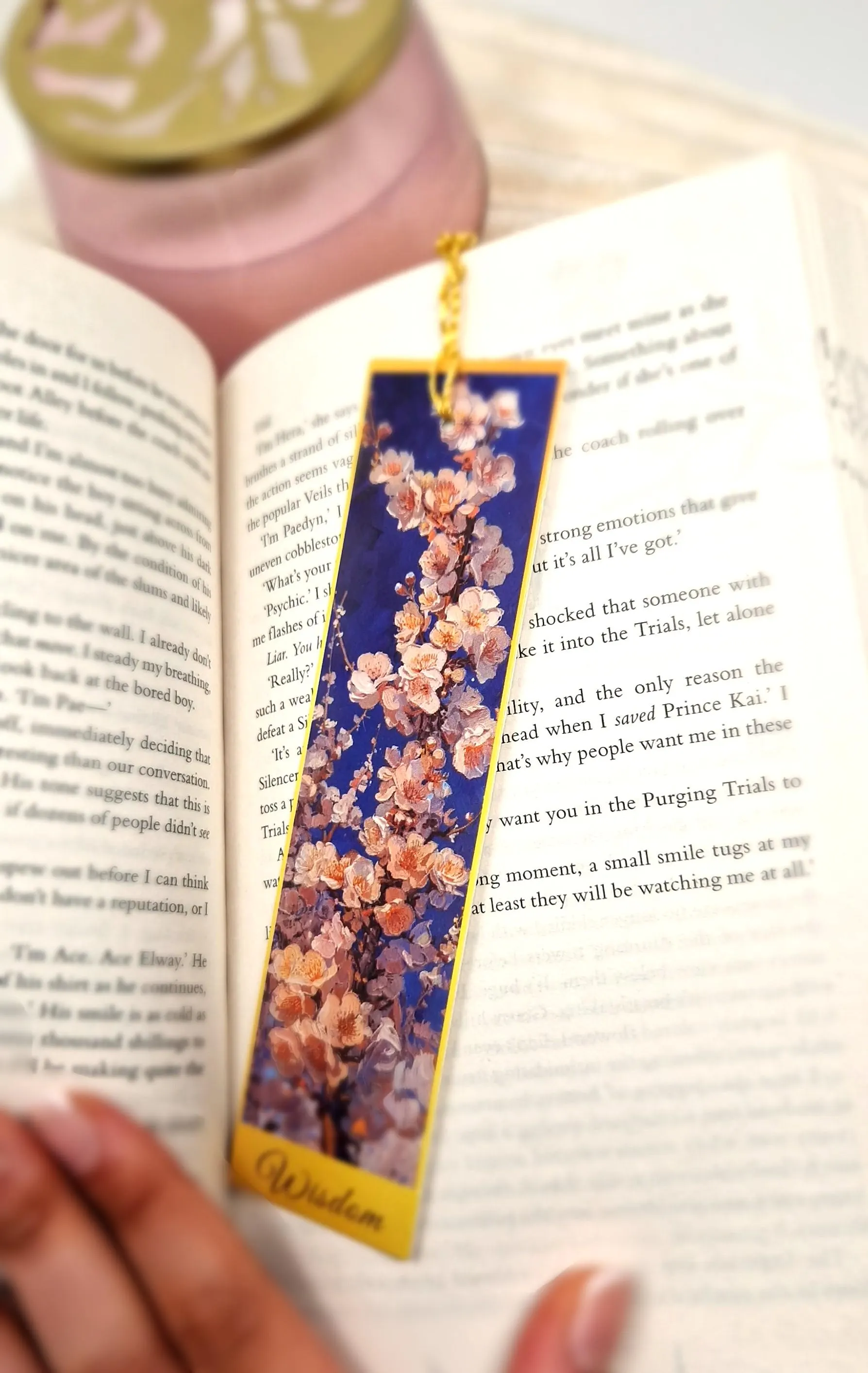 Monet Garden artist inspired metal bookmark Exquisite Card Bookmarks with Tassel - image 2