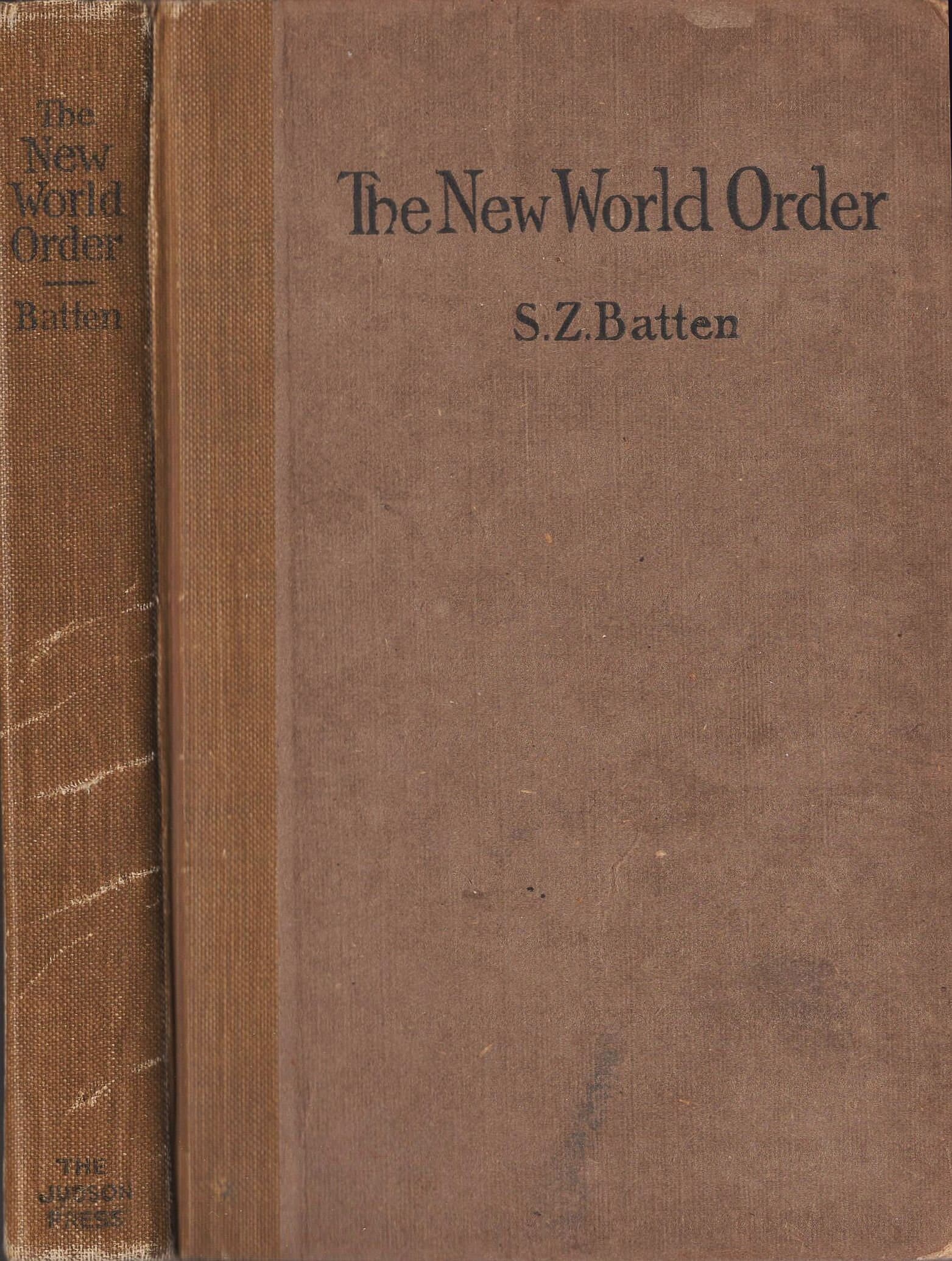 The New World Order by Samuel Zane Batten Published in March, 1919 - A Rare Find! - image 3