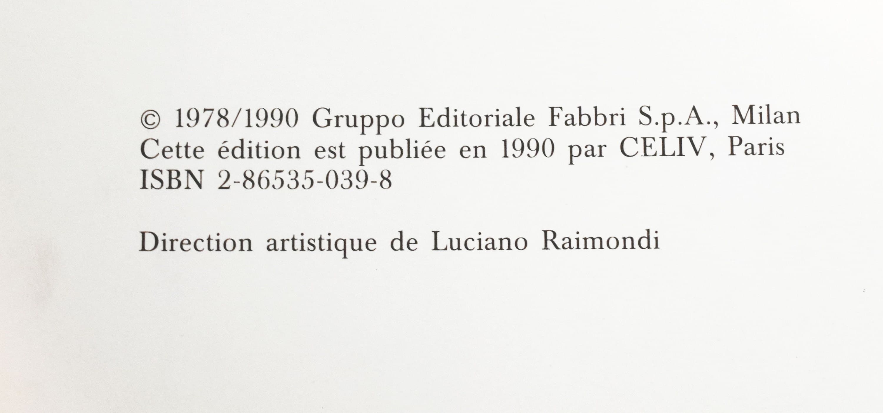 Michelangelo by S. Rasponi (French Edition) Published by Celiv, 1990 - image 3