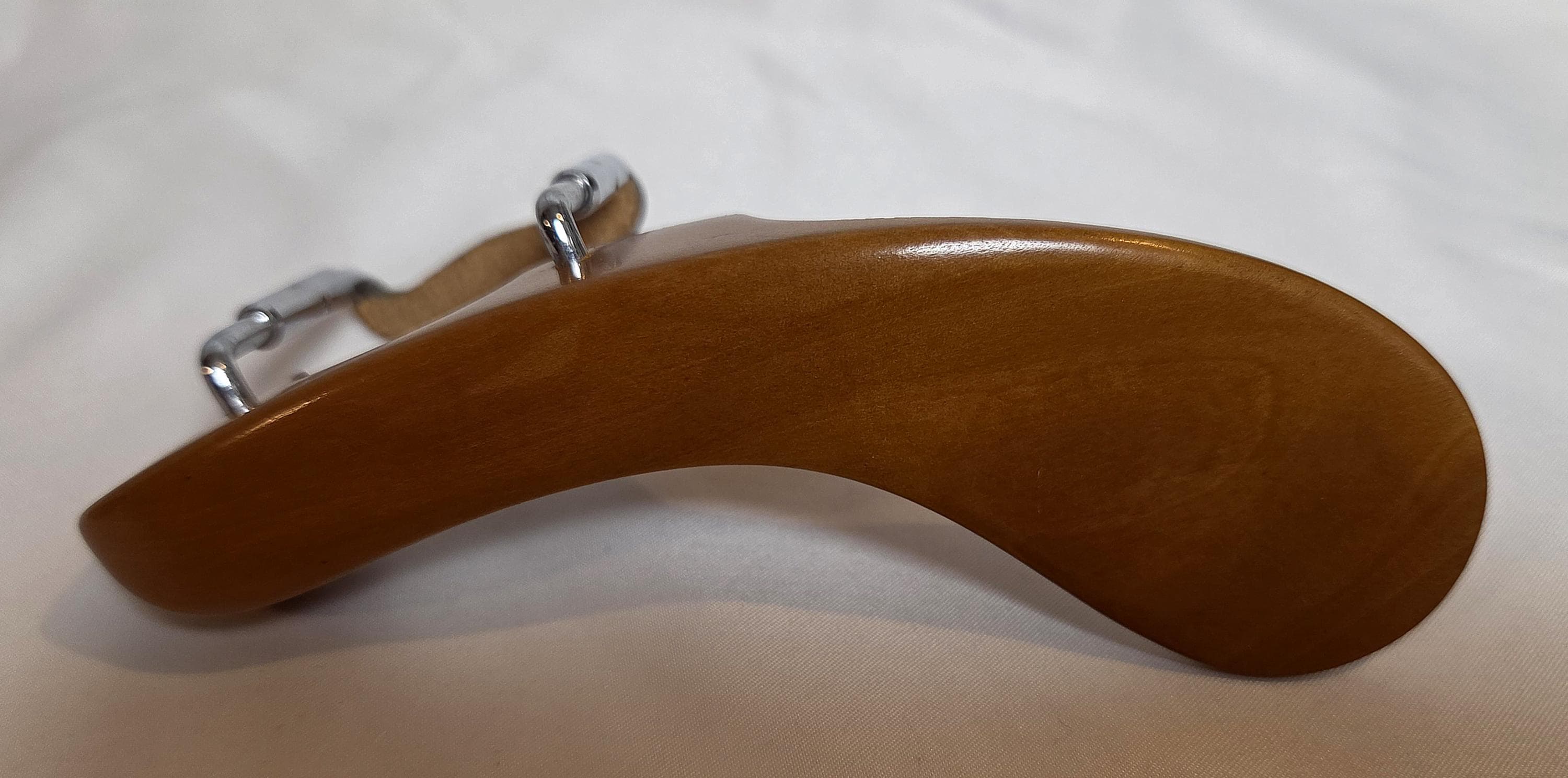 Handmade Holstein Violin or Viola Chinrest in Ceylonese Ebony, Himalayan Boxwood, or Indian Rosewood - image 2
