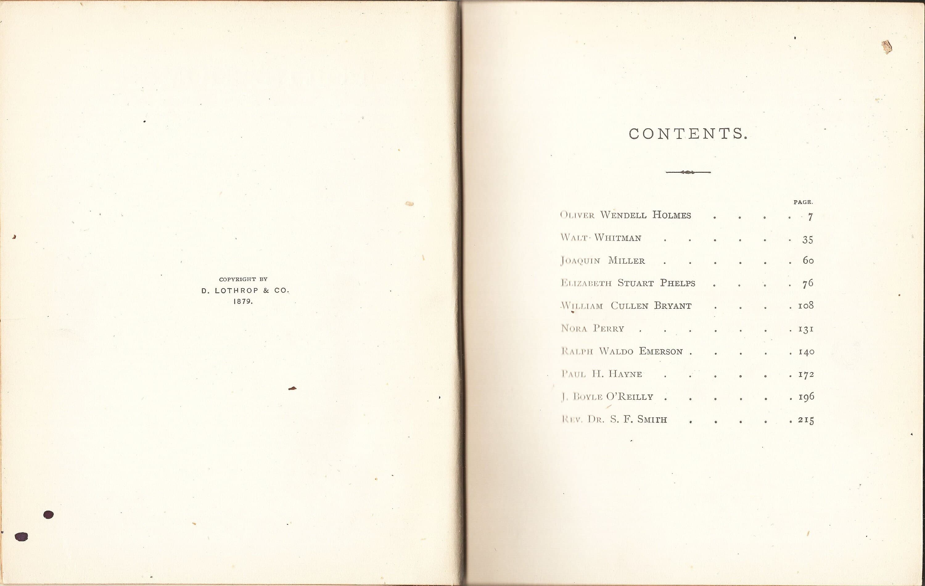 Poets' Homes: Pen and Pencil Sketches of American Poets and Their Homes by Arthur Gilman published by D. Lothrop and Company 1879 - image 4