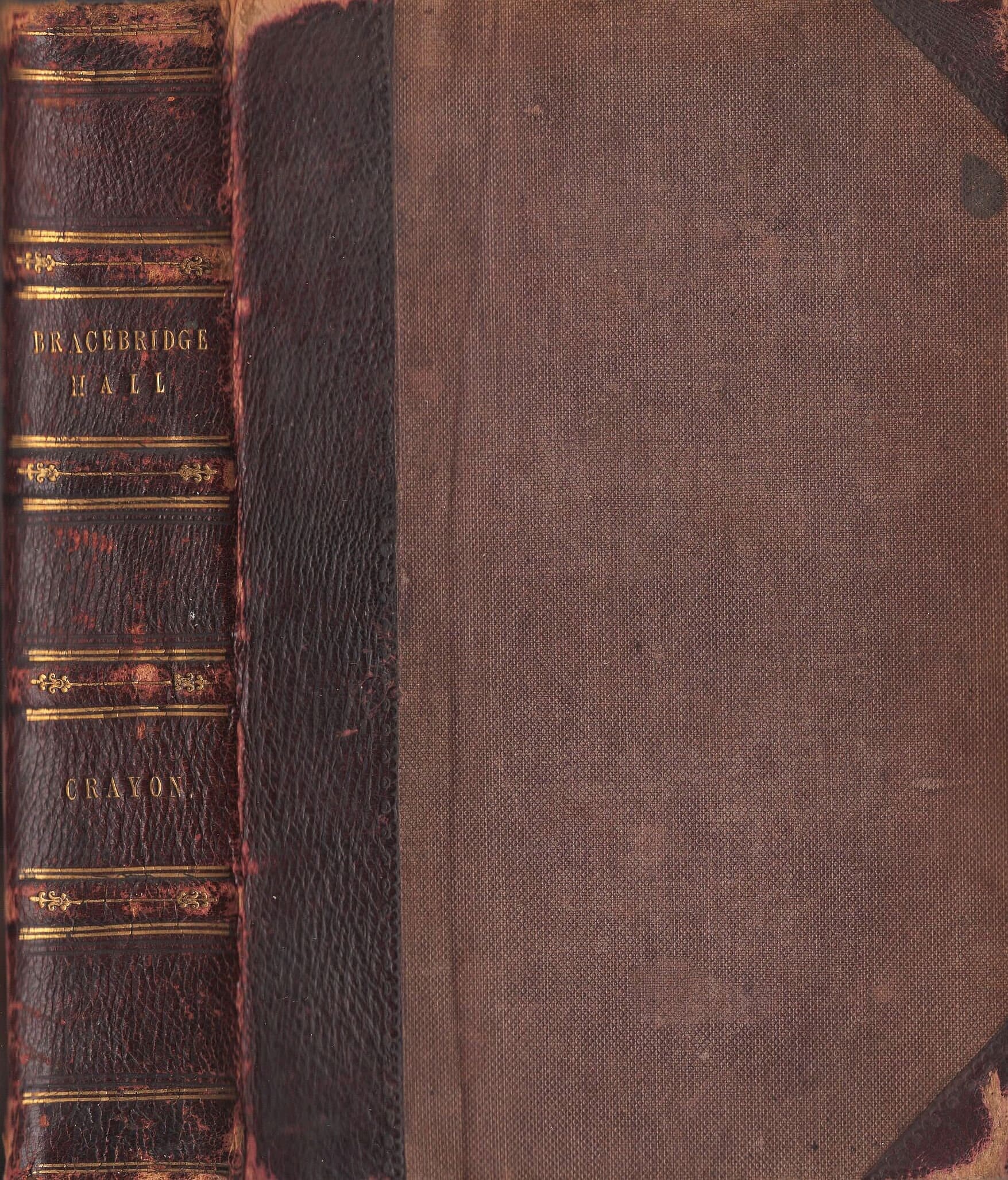 Bracebridge Hall or the Humorists by Geoffrey Crayon published by John Murray, 1845
