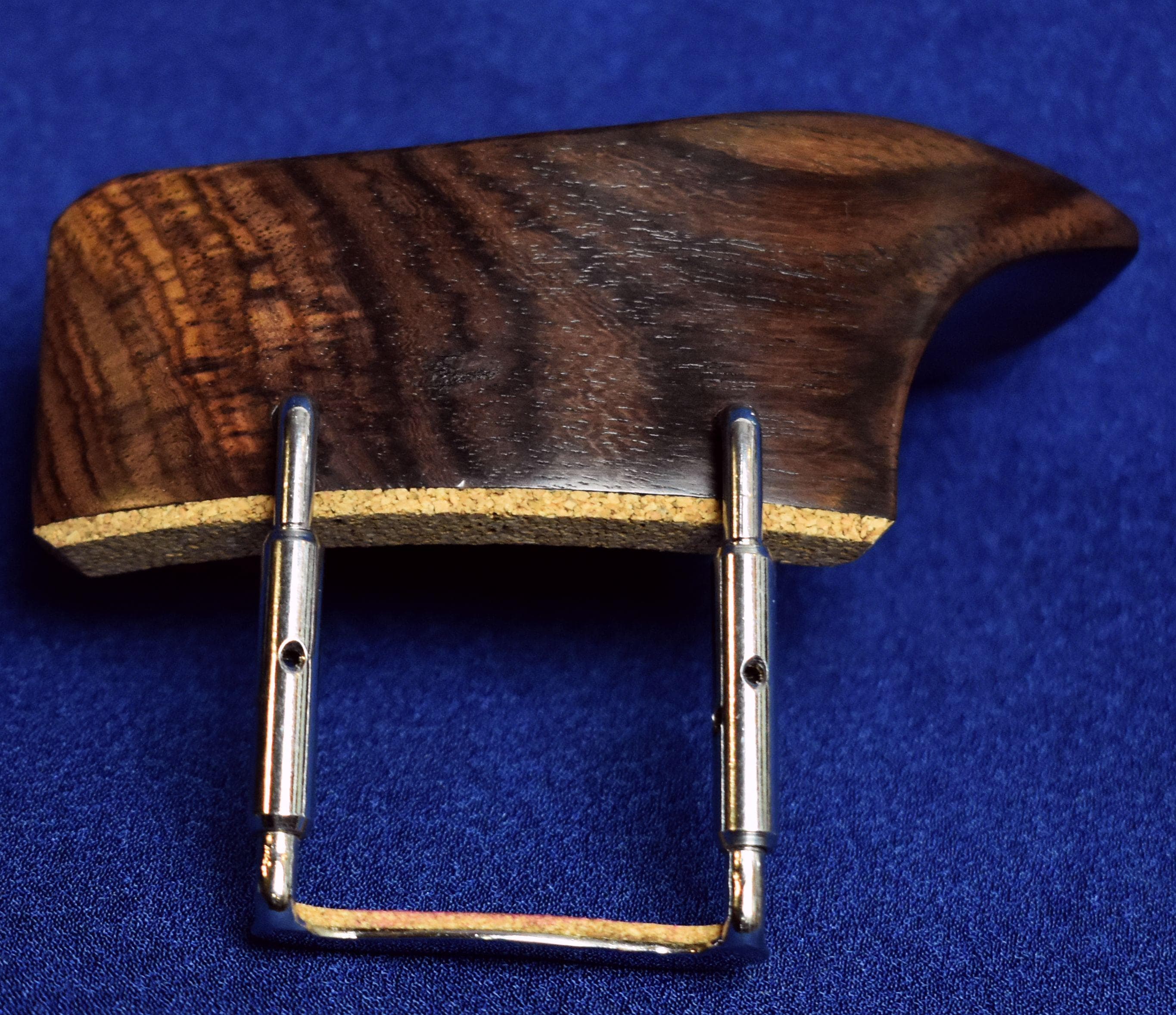 Extra High Teka Violin Chinrest in Indian Rosewood by Figaro Importers (40 and 50mm height) - image 3