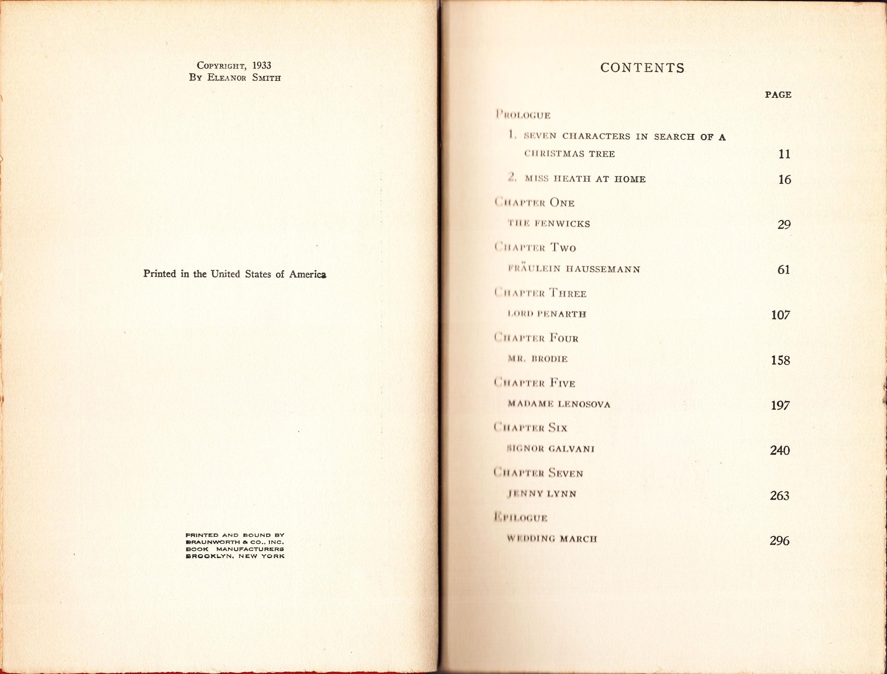 Christmas Tree Hardcover by Lady Eleanor Smith, published by Bobbs-Merrill 1933, Good condition - image 4