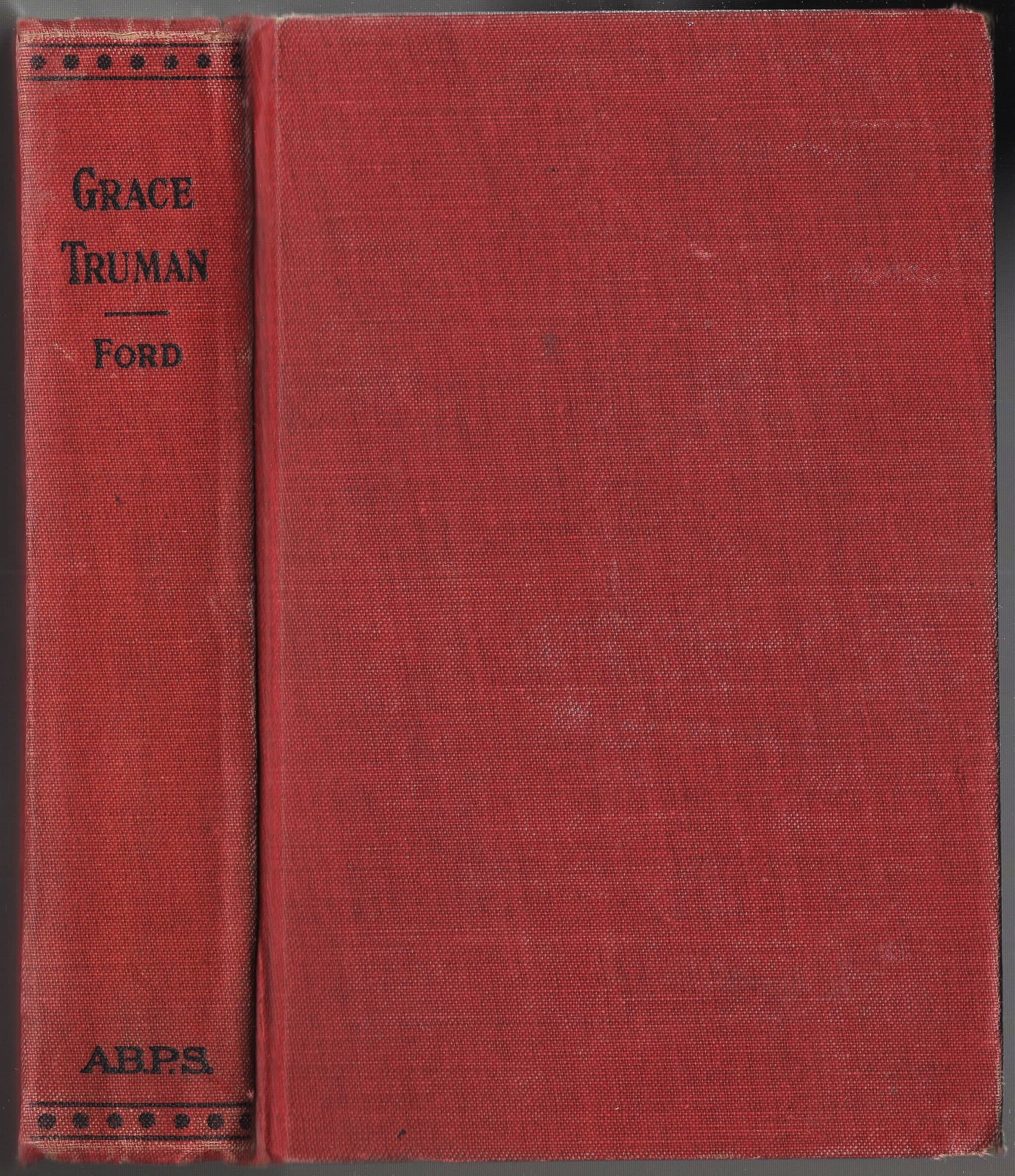 Grace Truman or Love and Principle by Sallie Rochester Ford, published by American Baptist Publication Society 1886 - Good Condition - image 3