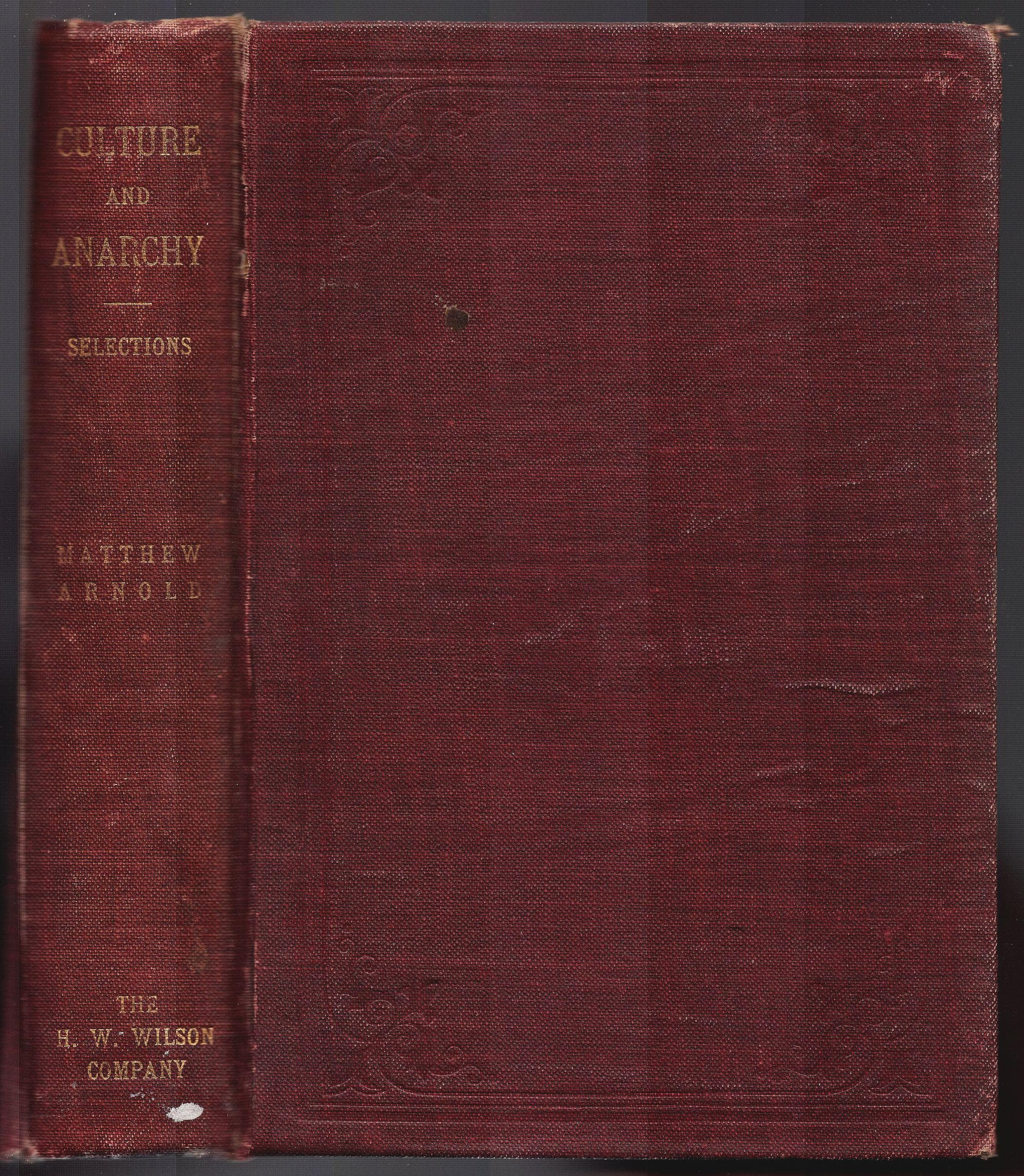Culture and Anarchy by Matthew Arnold, rare early edition by Wilson, 1903 - image 3