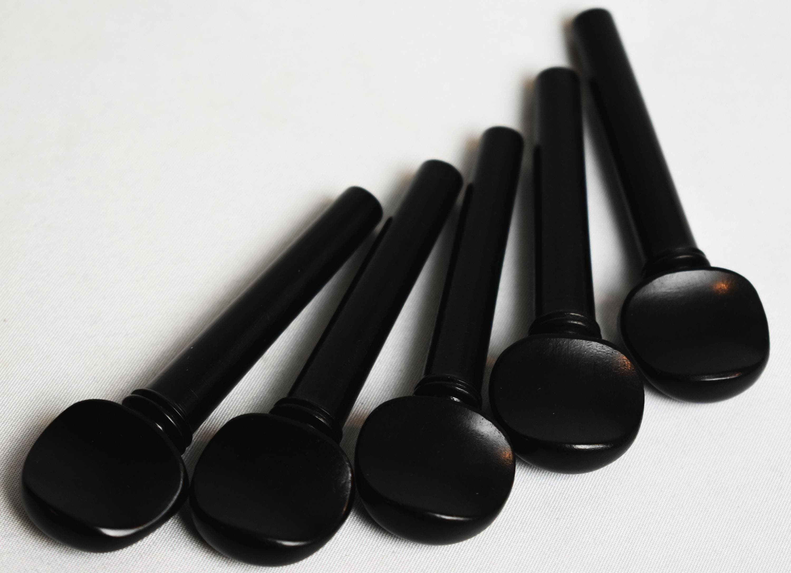 Handmade Swiss Style Viola Peg Set in Ceylonese Ebony