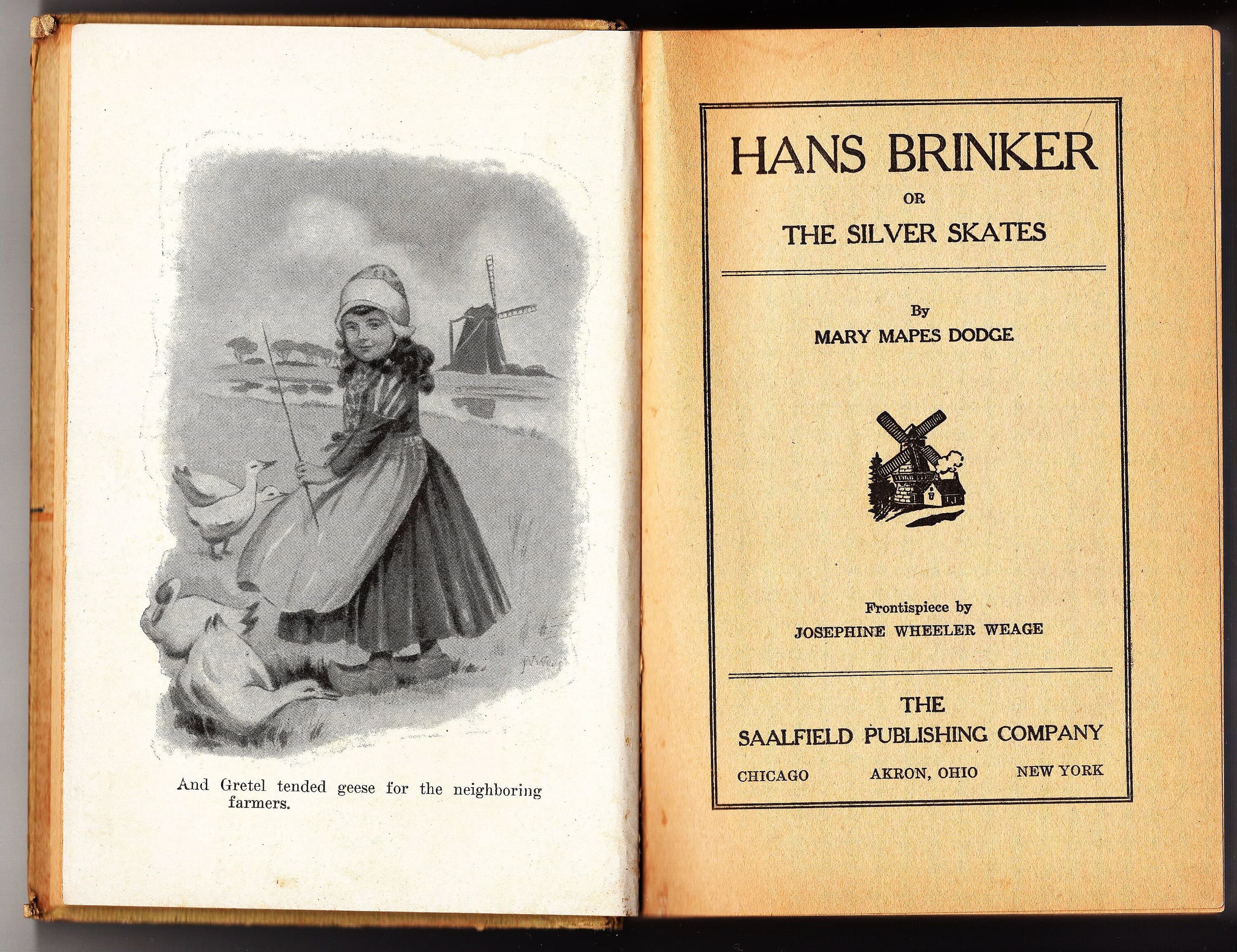 Hans Brinker or the Silver Skates - Saalfield Publishing Co., 1915 - image 3