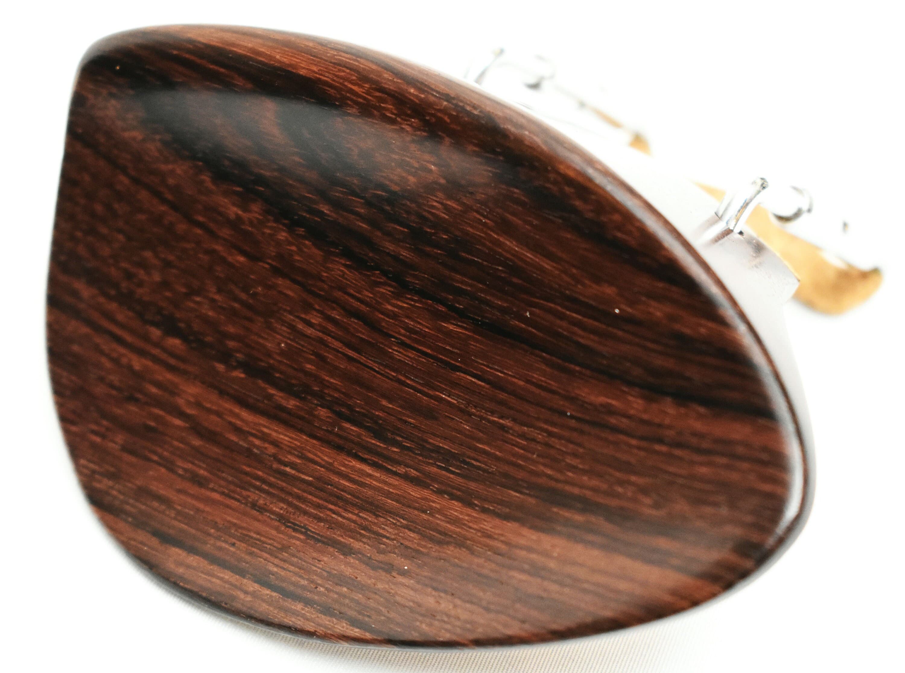 Extra High (35mm) Handmade Brandt Violin Chinrest in Rosewood by Figaro Importers - image 5