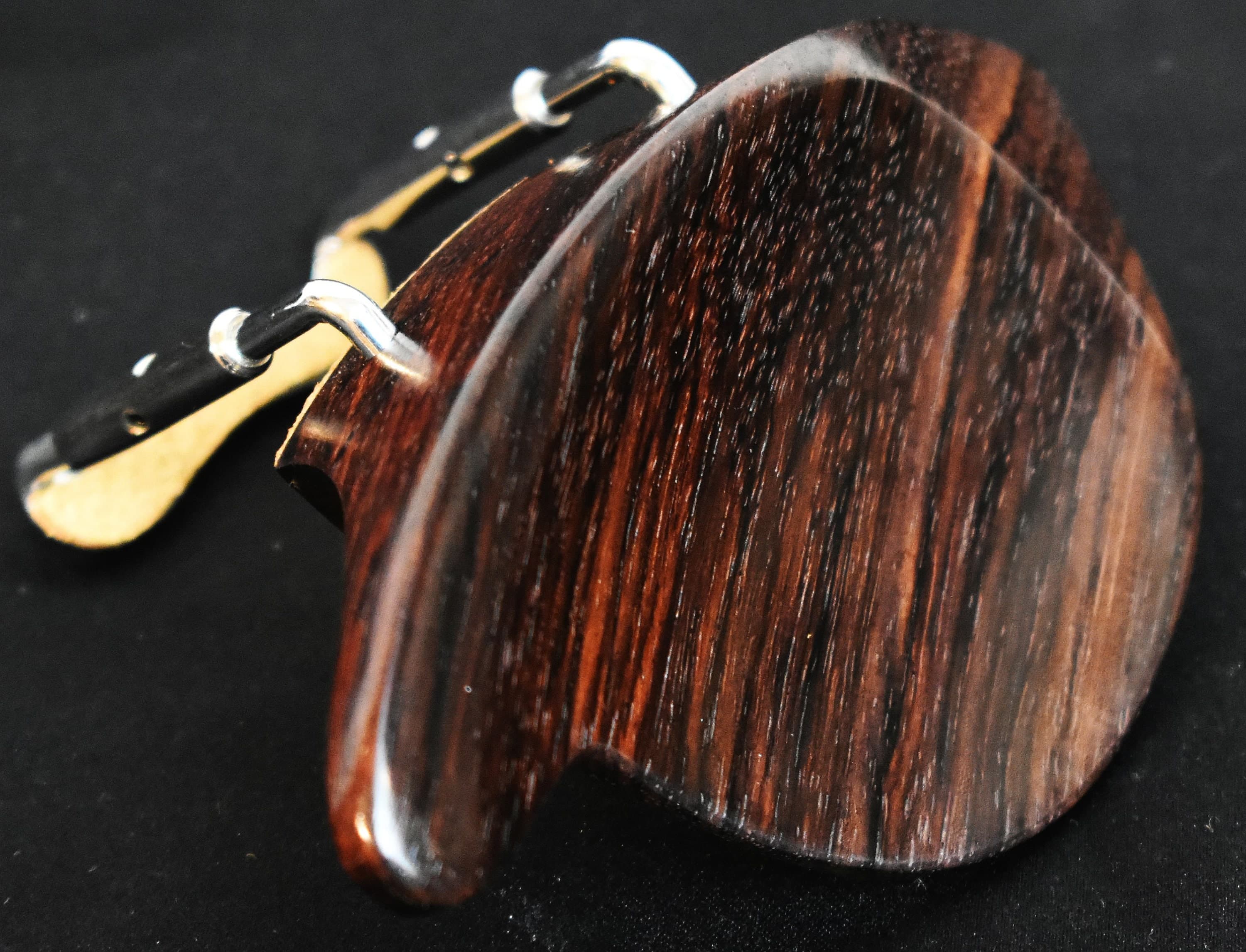 Handmade Stuber Violin Chinrest in Rosewood by Figaro Importers - image 3