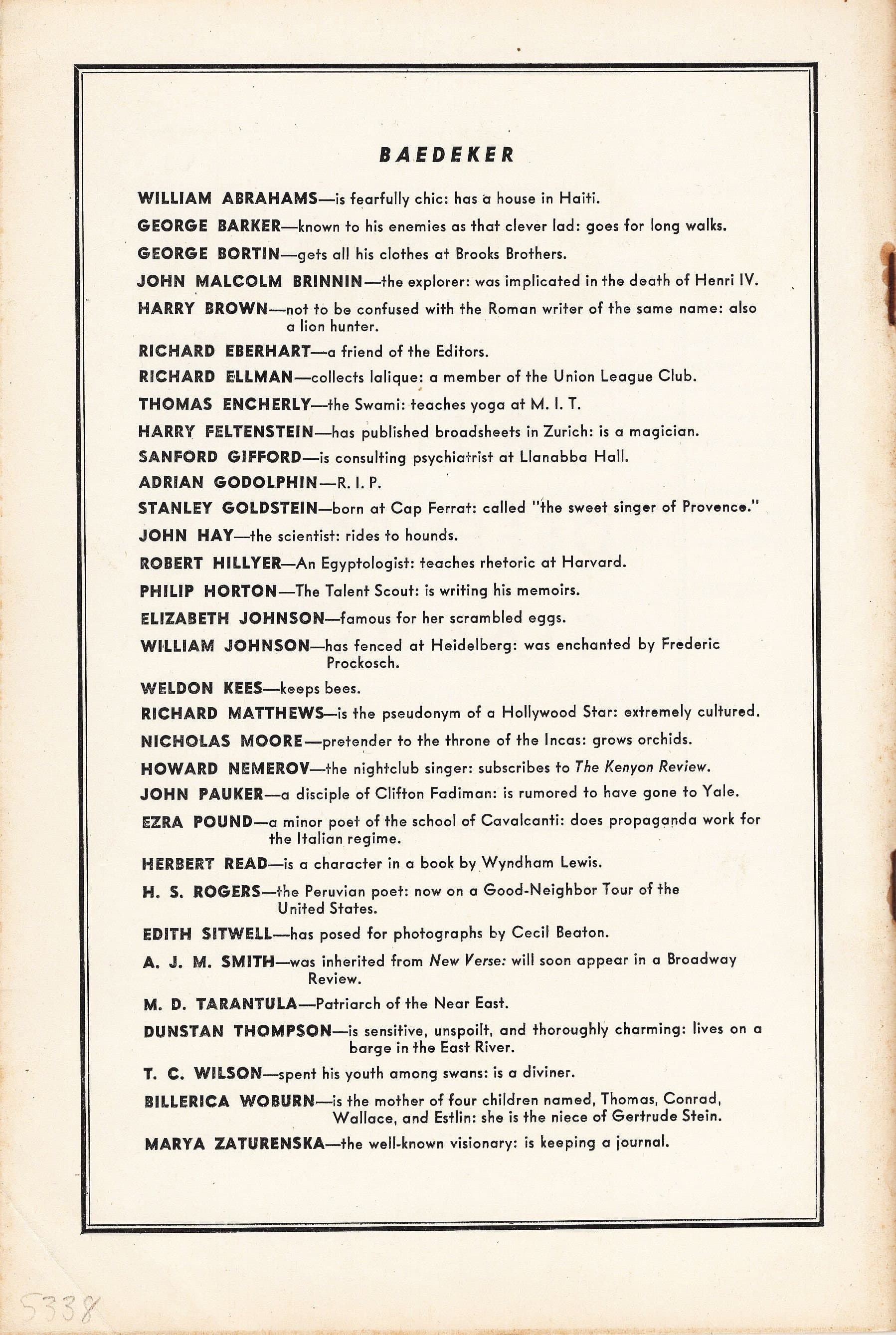 Vice Versa Vol. 1, Nos 3, 4 & 5 (January, 1942) Harry Brown and Dunstan Thompson - image 3