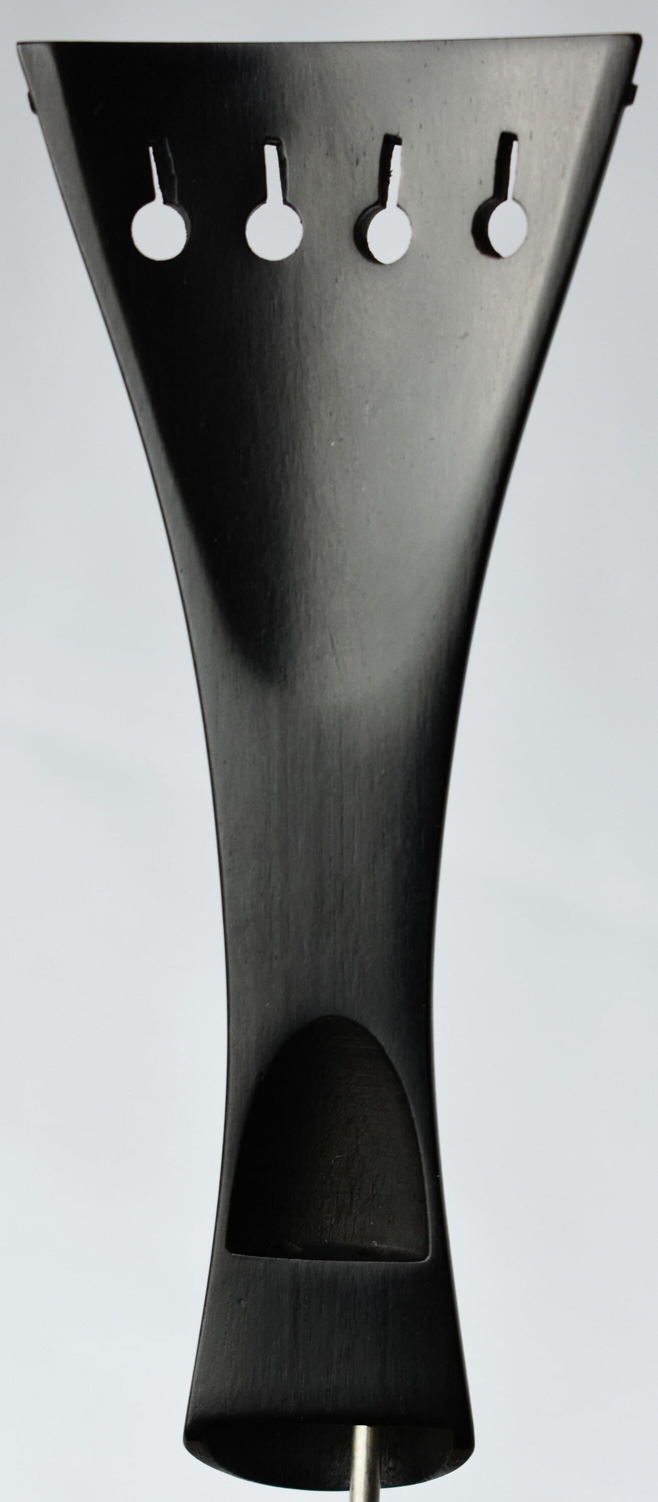 French 4/4 Violin Tailpiece in Ceylonese Ebony - image 4
