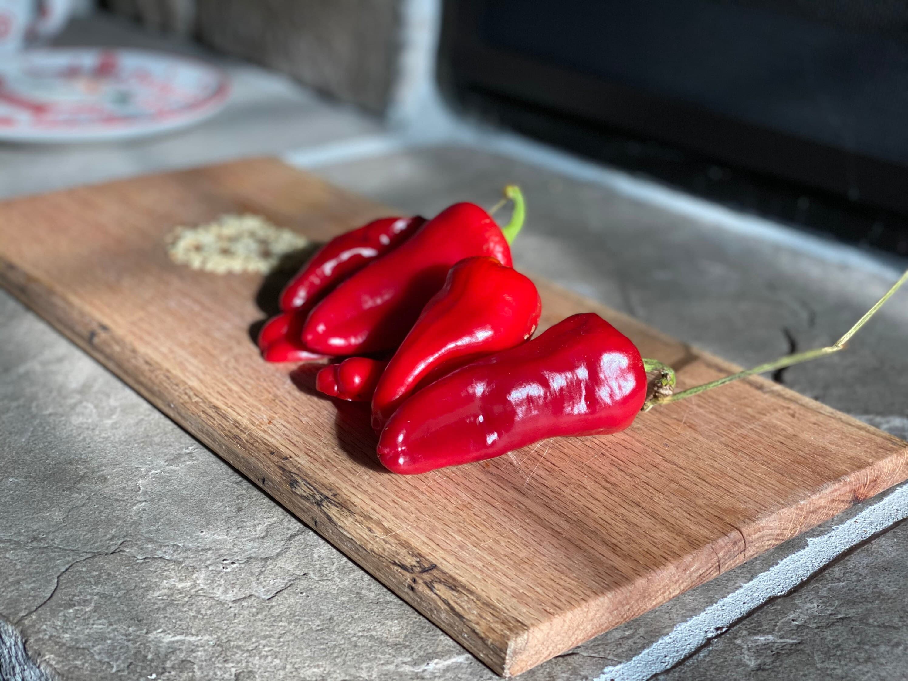 Marconi Pepper Seeds Harvested November Organically Grown in Florida - image 5