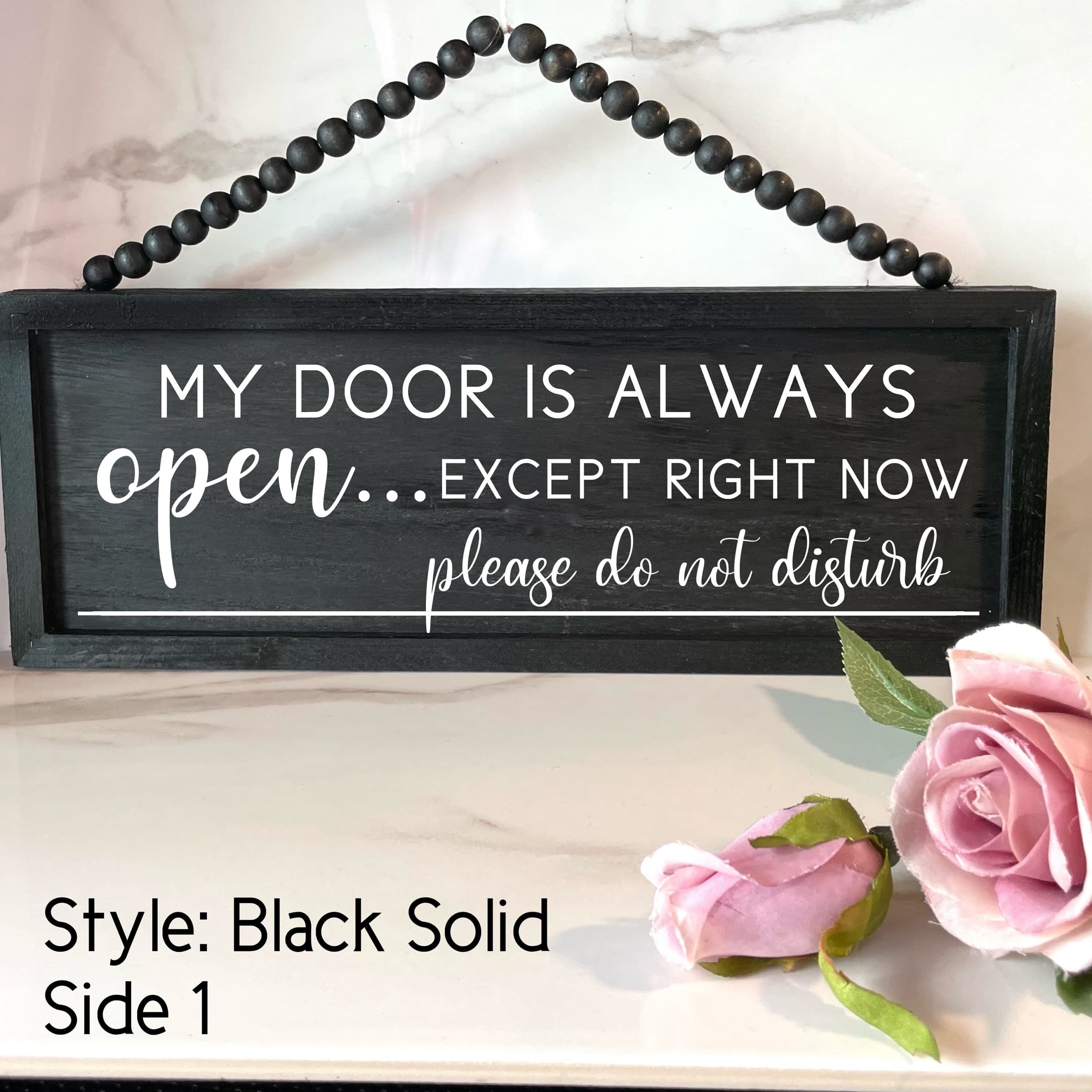 In a meeting sign, Custom door sign, reversible sign, personalized sign, door hanger wall decor hanging wall decor, reversible custom sign - image 3