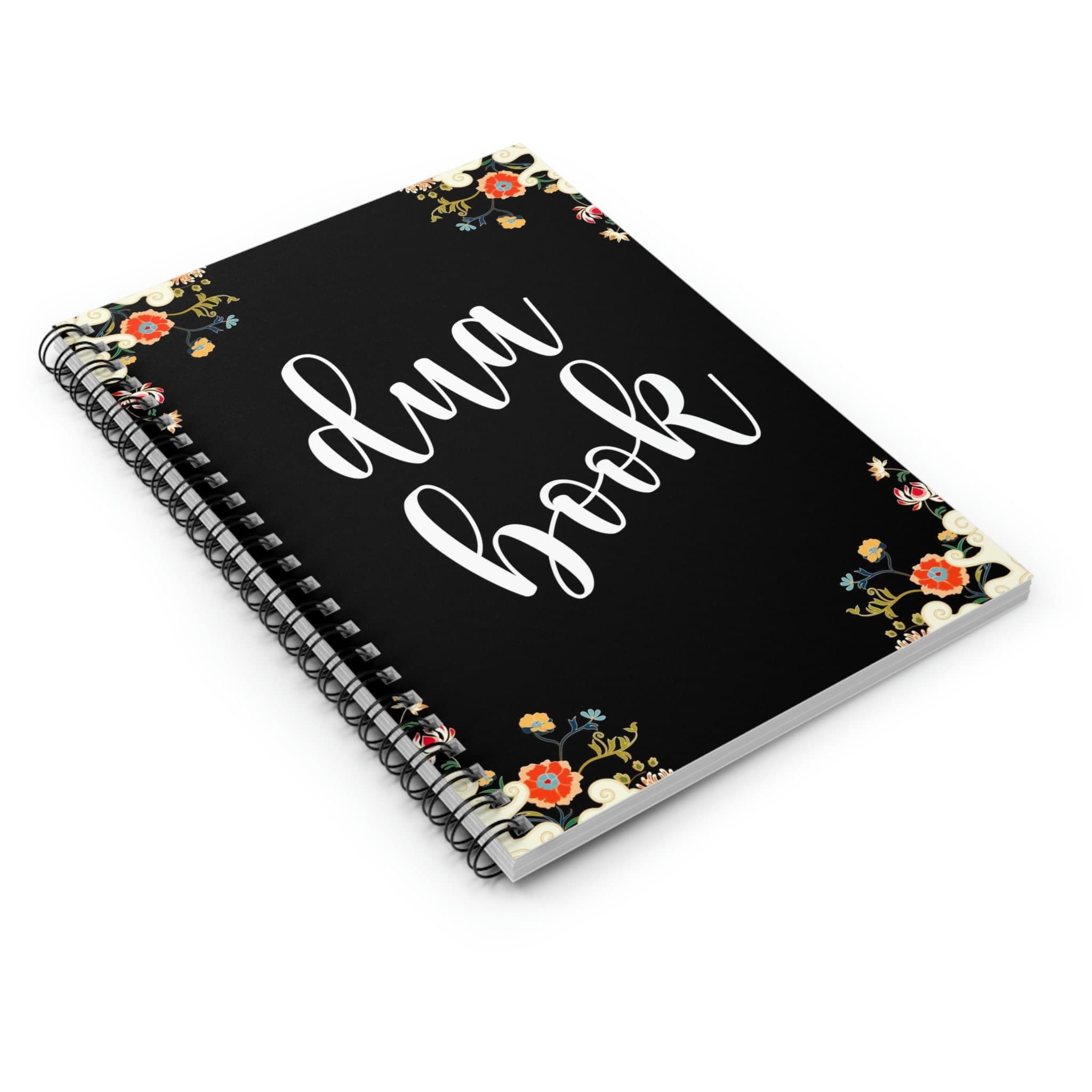 Dua book, Umrah Gift, Ramadan Gift, Eid Gift for women, Black floral dua journal, Islamic Gifts, Hajj gifts for women, soft cover notebook - image 5