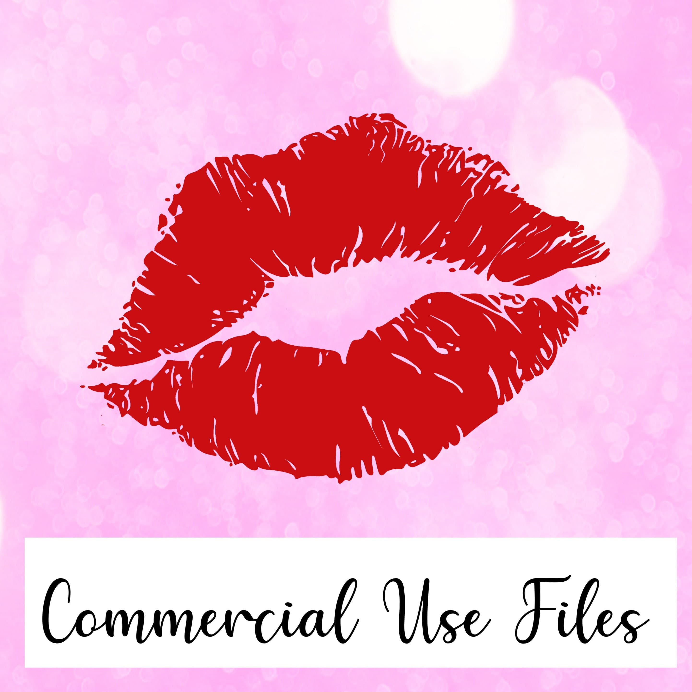 Kiss lips, PNG, Digital download, commercial use, kissy lip