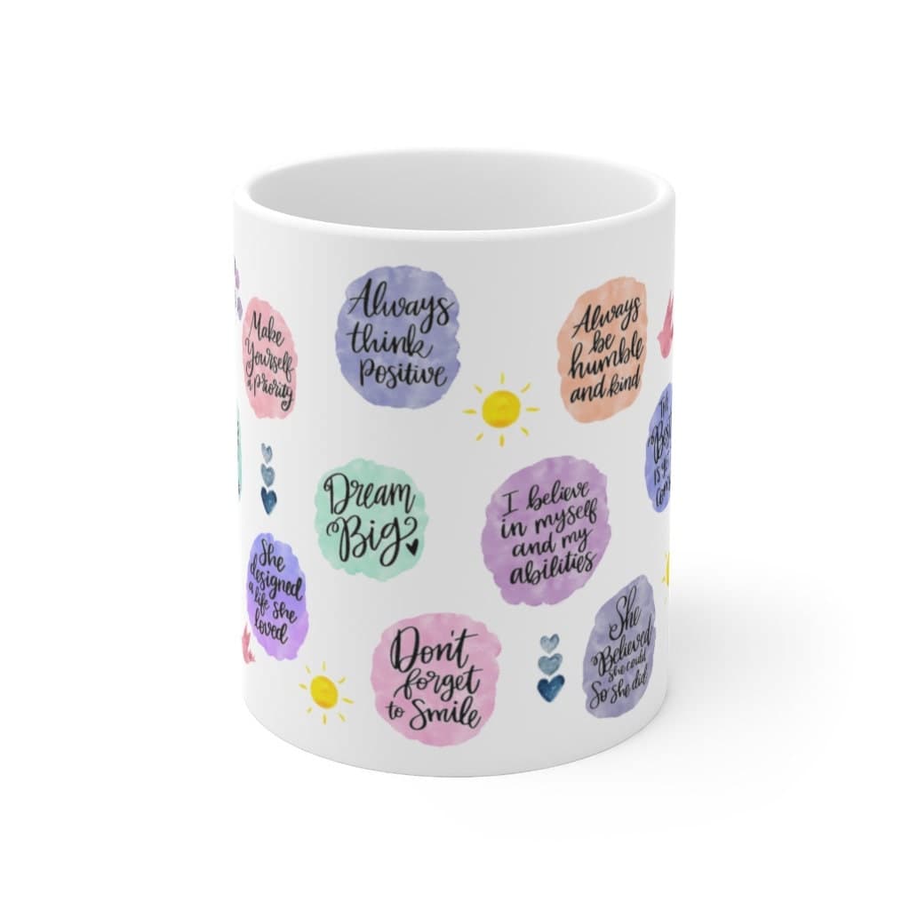 Affirmation Coffee Mug, Positive Affirmations Mug, Positivity Mug, Inspirational Coffee Cup, Self Care, Self Love, Mental Health, Motivation - image 3