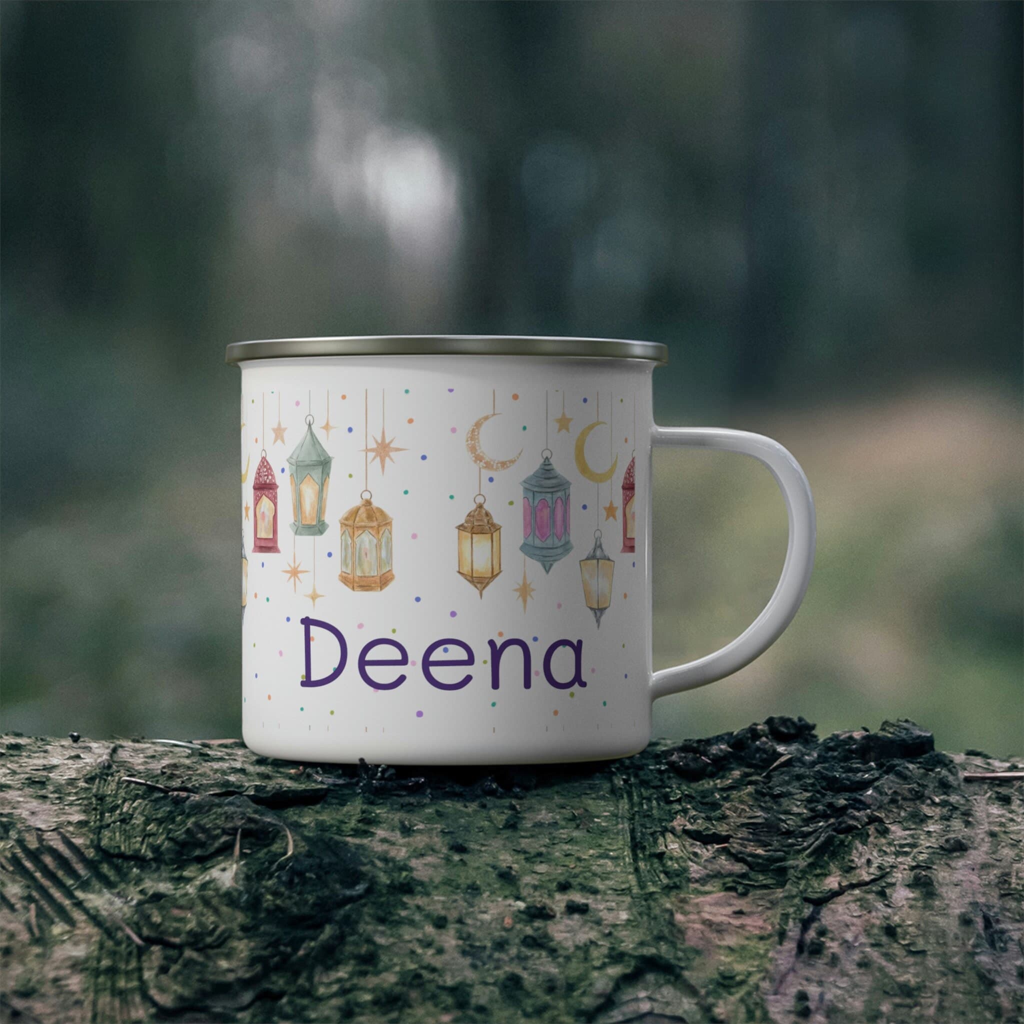 Eid gifts for kids, Eid Mug, Ramadan gifts for kids, Ramadan mug, Personalized Enamel Cup, Kids Hot Chocolate Cup, Custom mug, Muslim kids - image 5