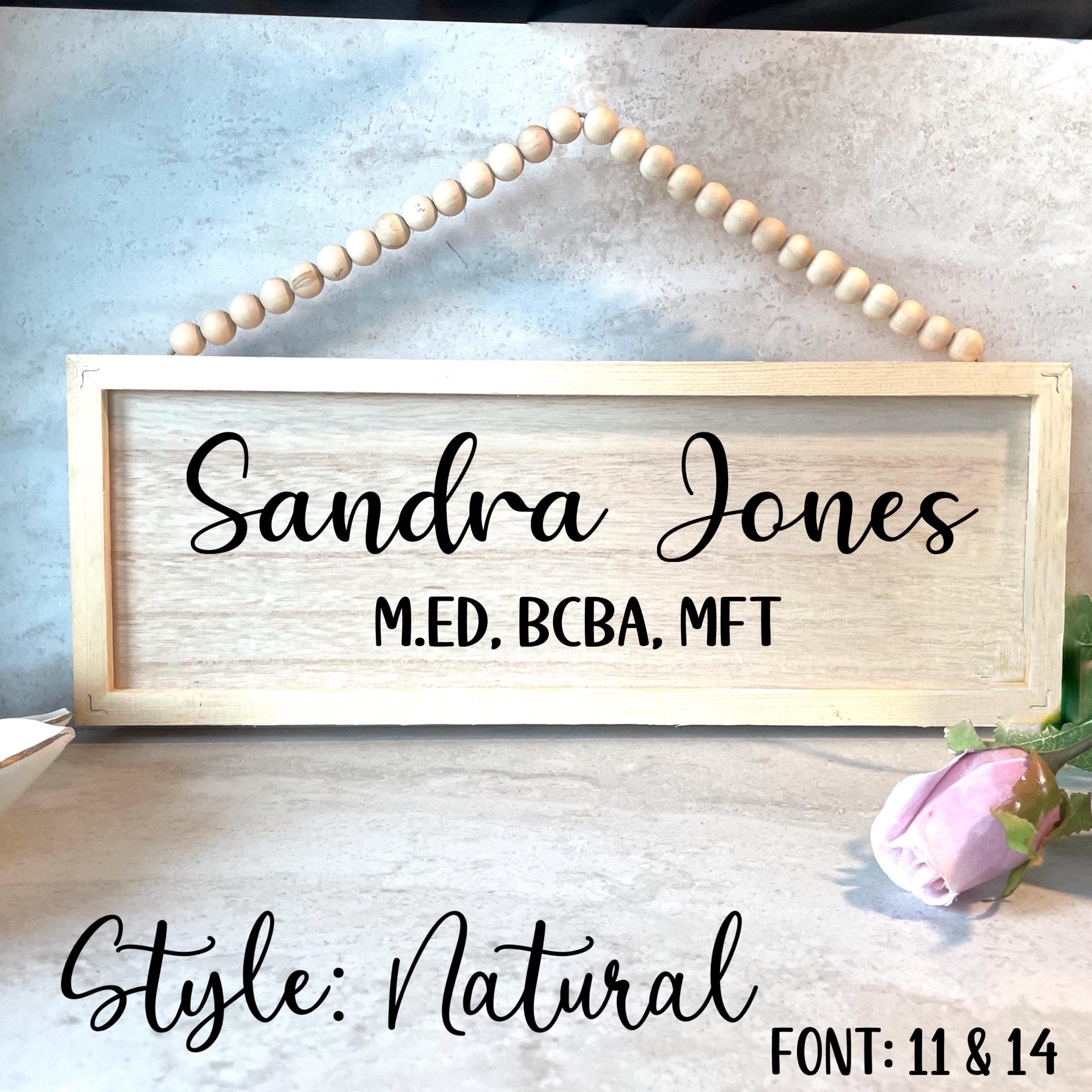 In Session Sign, Custom door sign, Therapy session sign, Personalized Office door sign, Reversible Sign, Therapy office decor therapist gift - image 4
