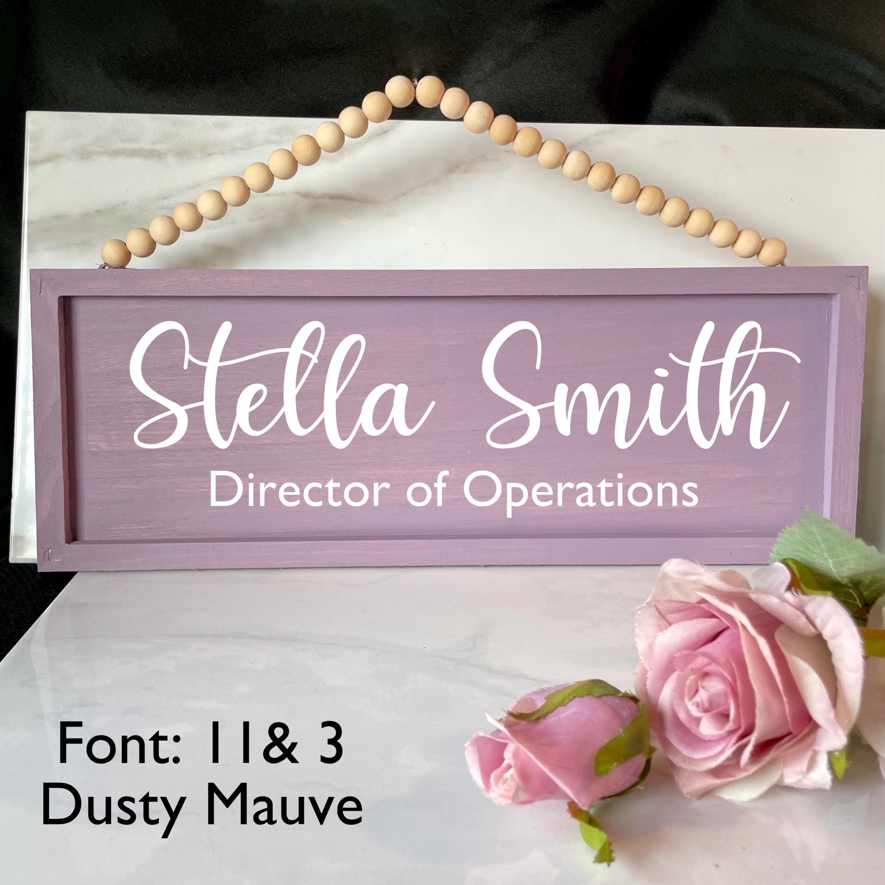 Custom sign, reversible sign, personalized office door sign, custom door hanger, personalized sign for home, Cubicle decor, custom wall sign