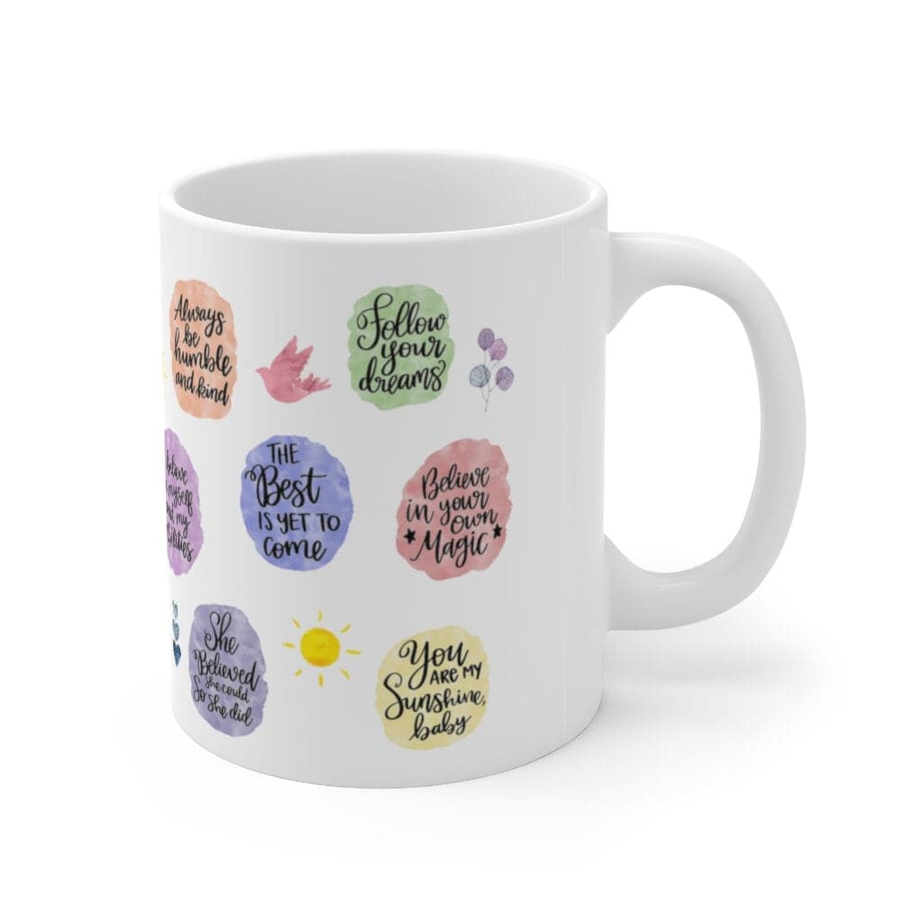 Affirmation Coffee Mug, Positive Affirmations Mug, Positivity Mug, Inspirational Coffee Cup, Self Care, Self Love, Mental Health, Motivation