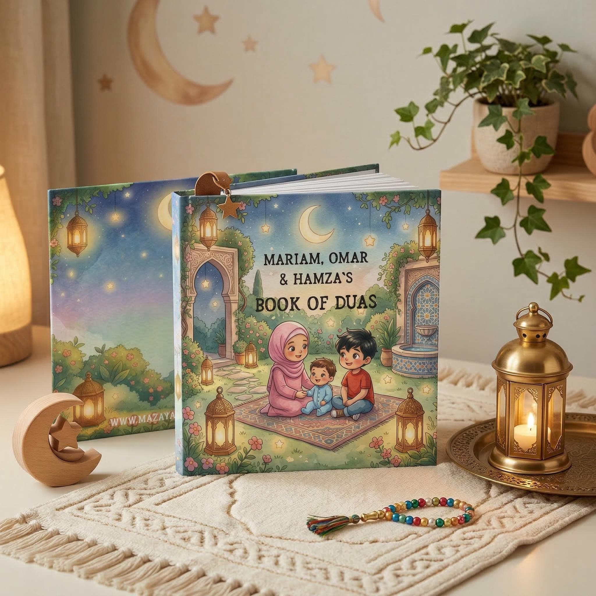 Personalized Book of Duas For Kids, Quran and sunnah duas for kids, Muslim children gifts, Ramadan and Eid Gifts for Kids - image 4