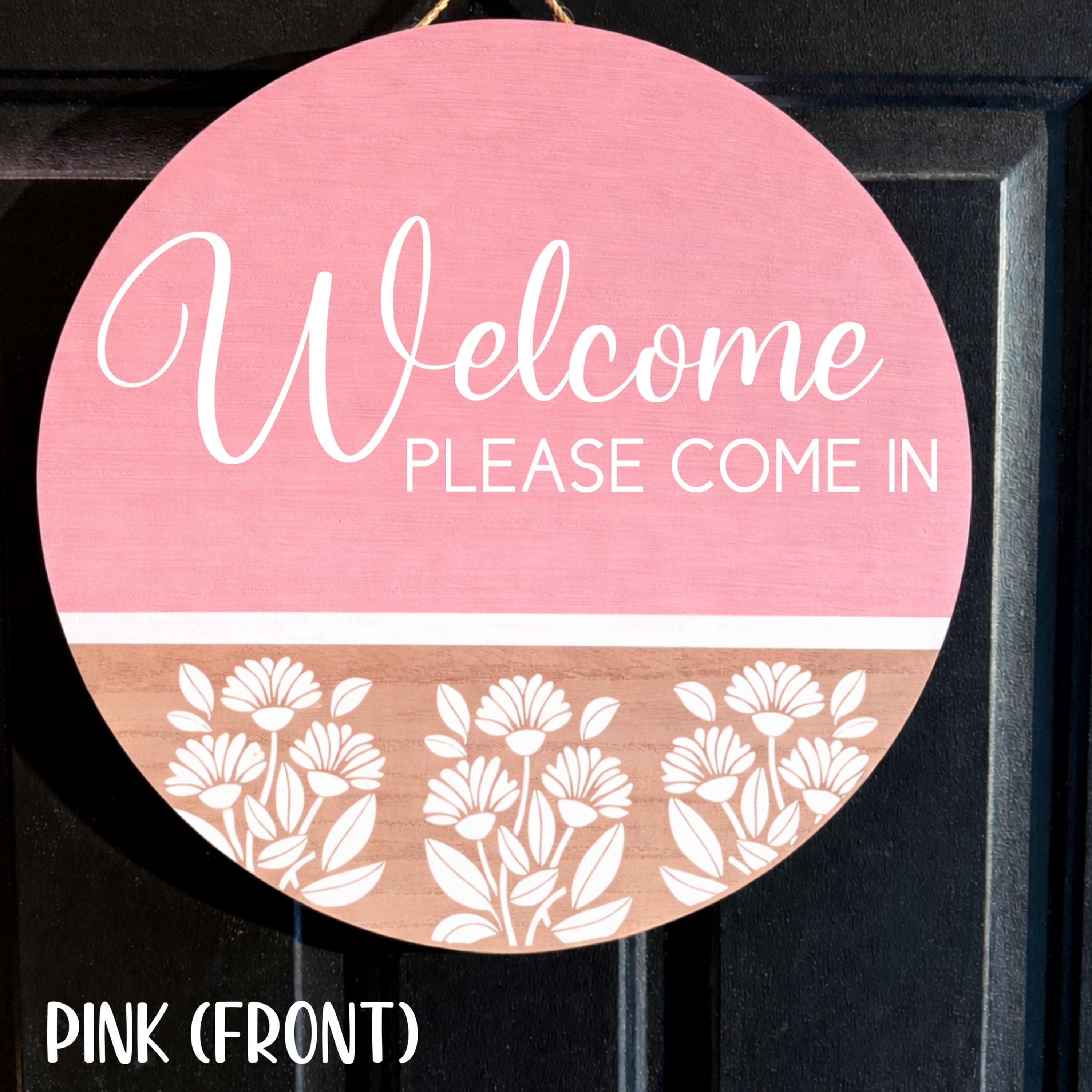In a meeting sign, Custom door sign, reversible In Session sign, personalized office door hanger, hanging wall decor, - image 5