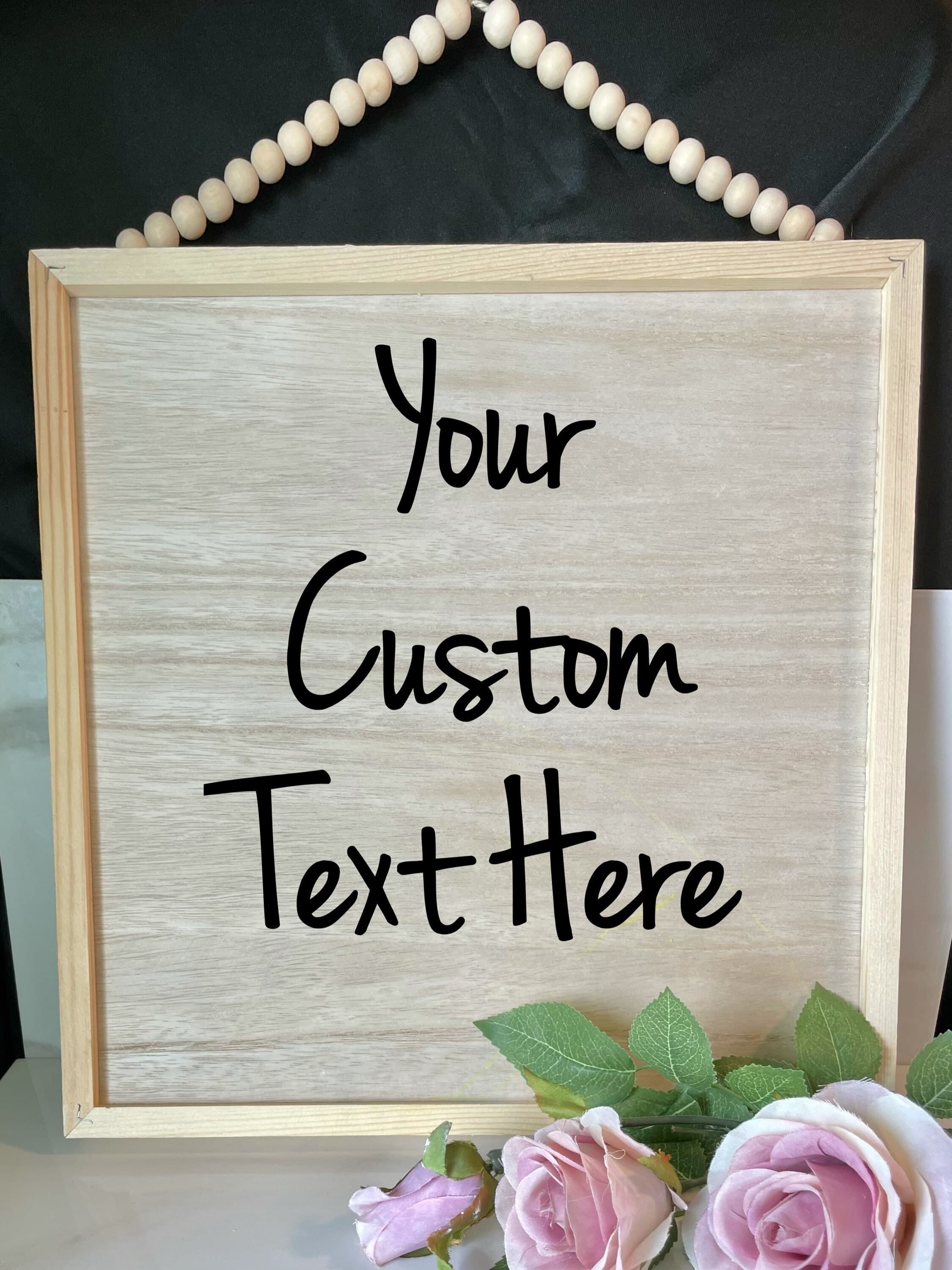 Custom sign, reversible sign, personalized sign, door hanger wall decor hanging wall decor, reversible custom sign - image 3