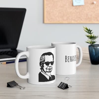 behavior analyst mug, Skinner mug, ABA mug, applied behavior analysis coffee mug, behavior technician mug, funny aba,  new behavior analyst - image 3